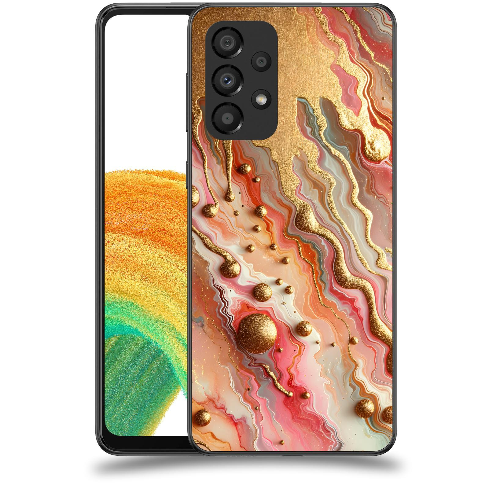 ACOVER Kryt na mobil Samsung Galaxy A33 5G A336 - Liquid Gold