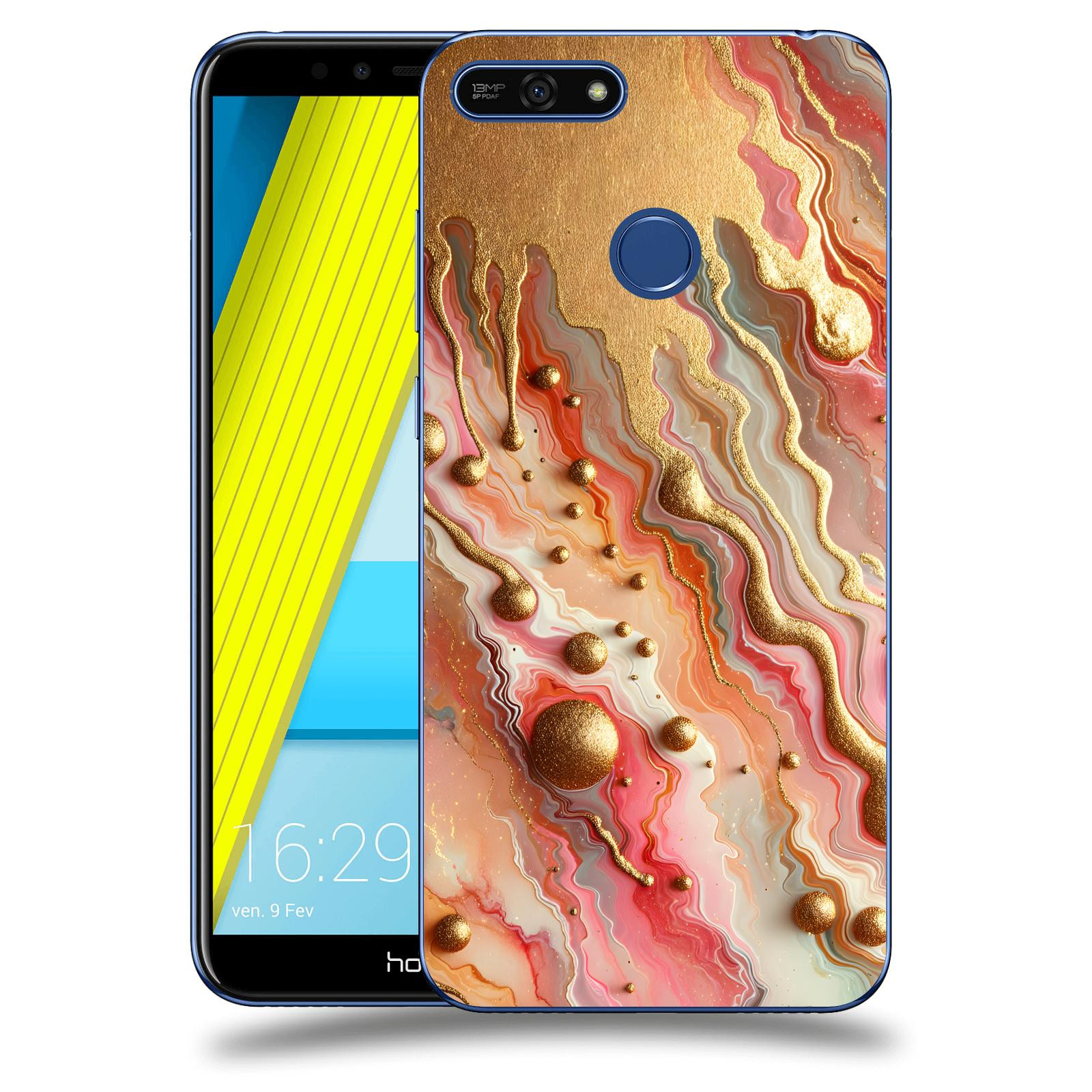 ACOVER Kryt na mobil Honor 7A - Liquid Gold