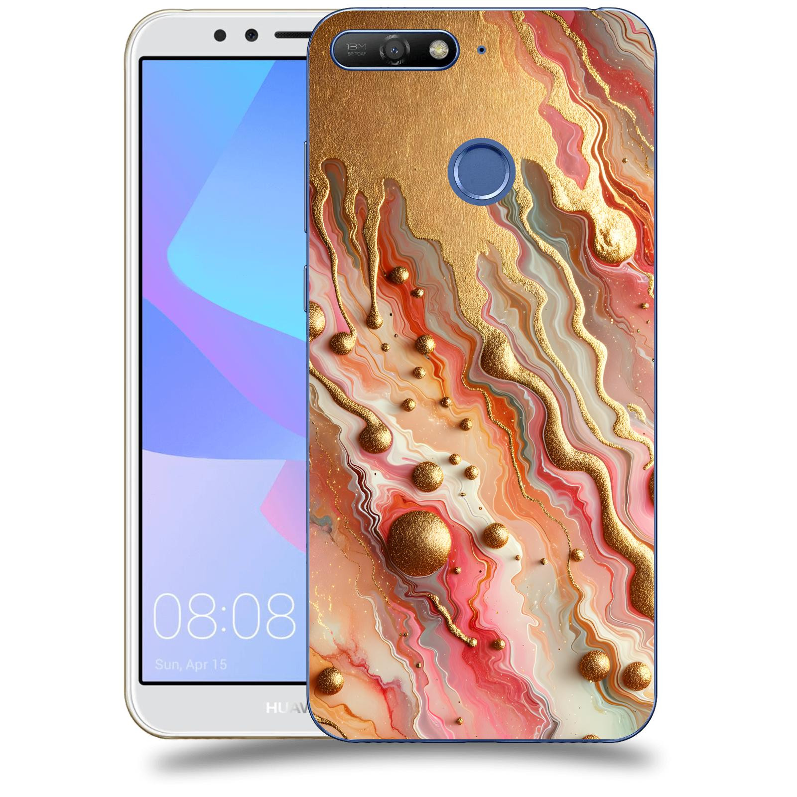 ACOVER Kryt na mobil Huawei Y6 Prime 2018 - Liquid Gold