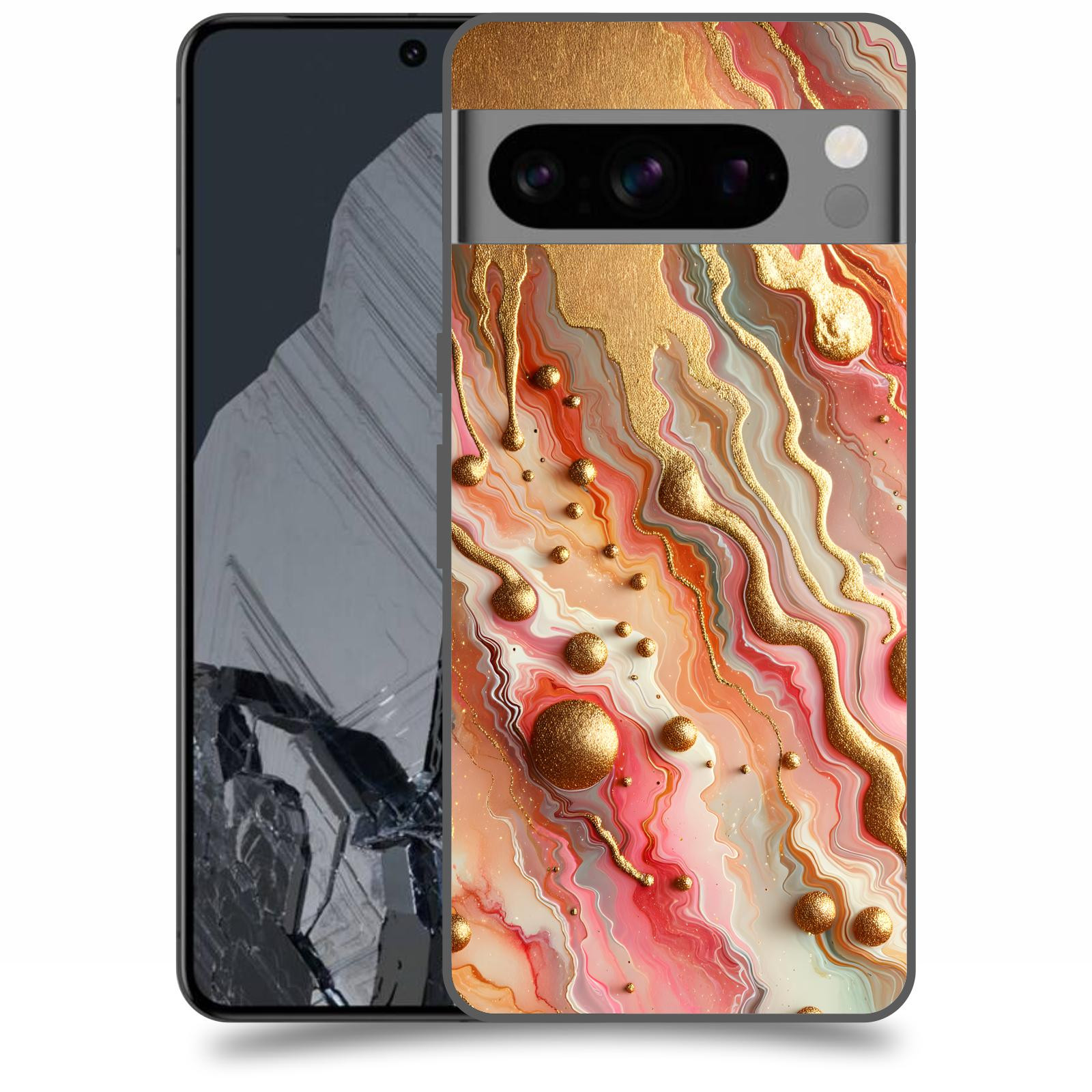 ACOVER Kryt na mobil Google Pixel 8 Pro - Liquid Gold