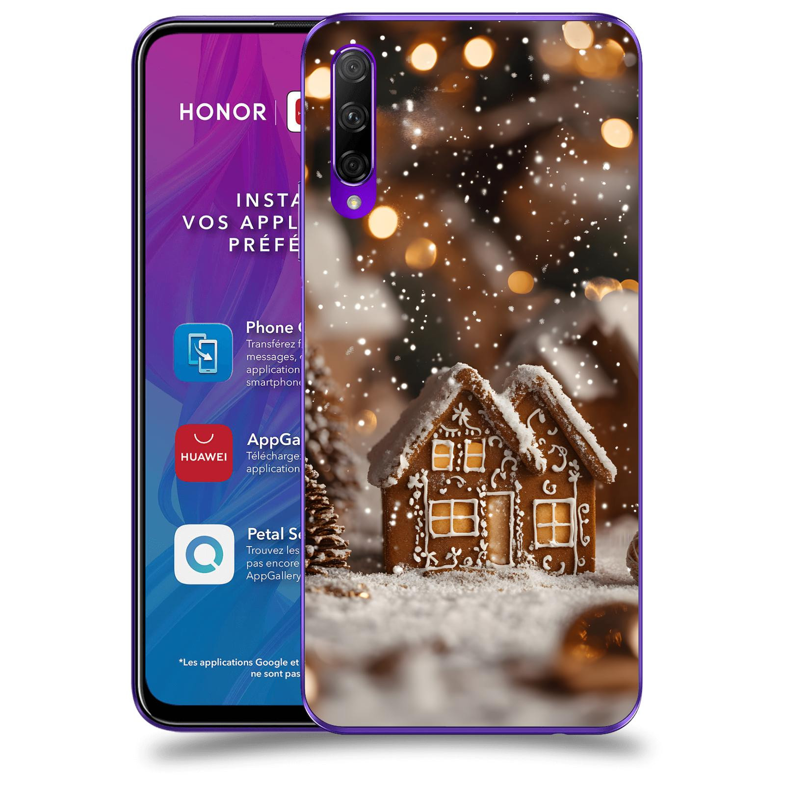 ACOVER Kryt na mobil Honor 9X Pro - Perníková chaloupka