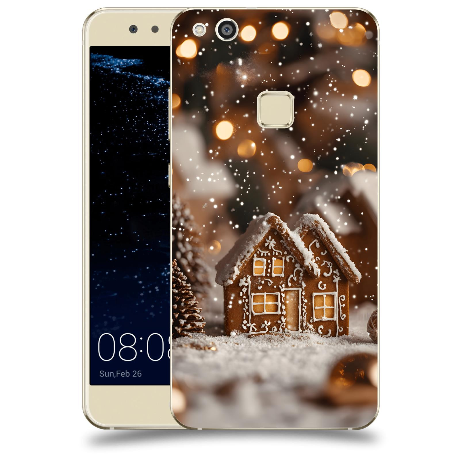 ACOVER Kryt na mobil Huawei P10 Lite - Perníková chaloupka