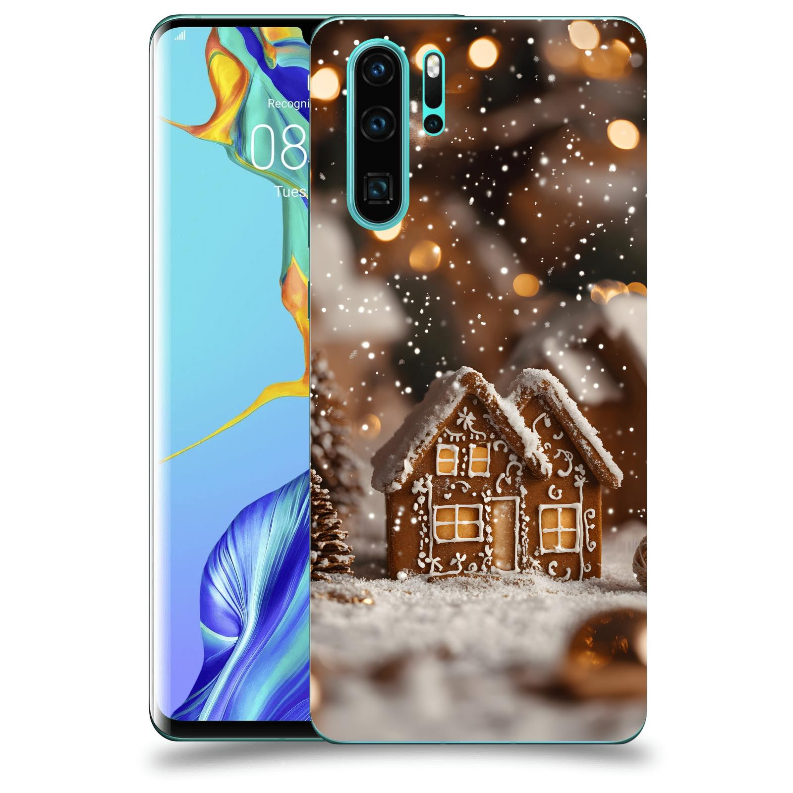 ACOVER Kryt na mobil Huawei P30 Pro - Perníková chaloupka