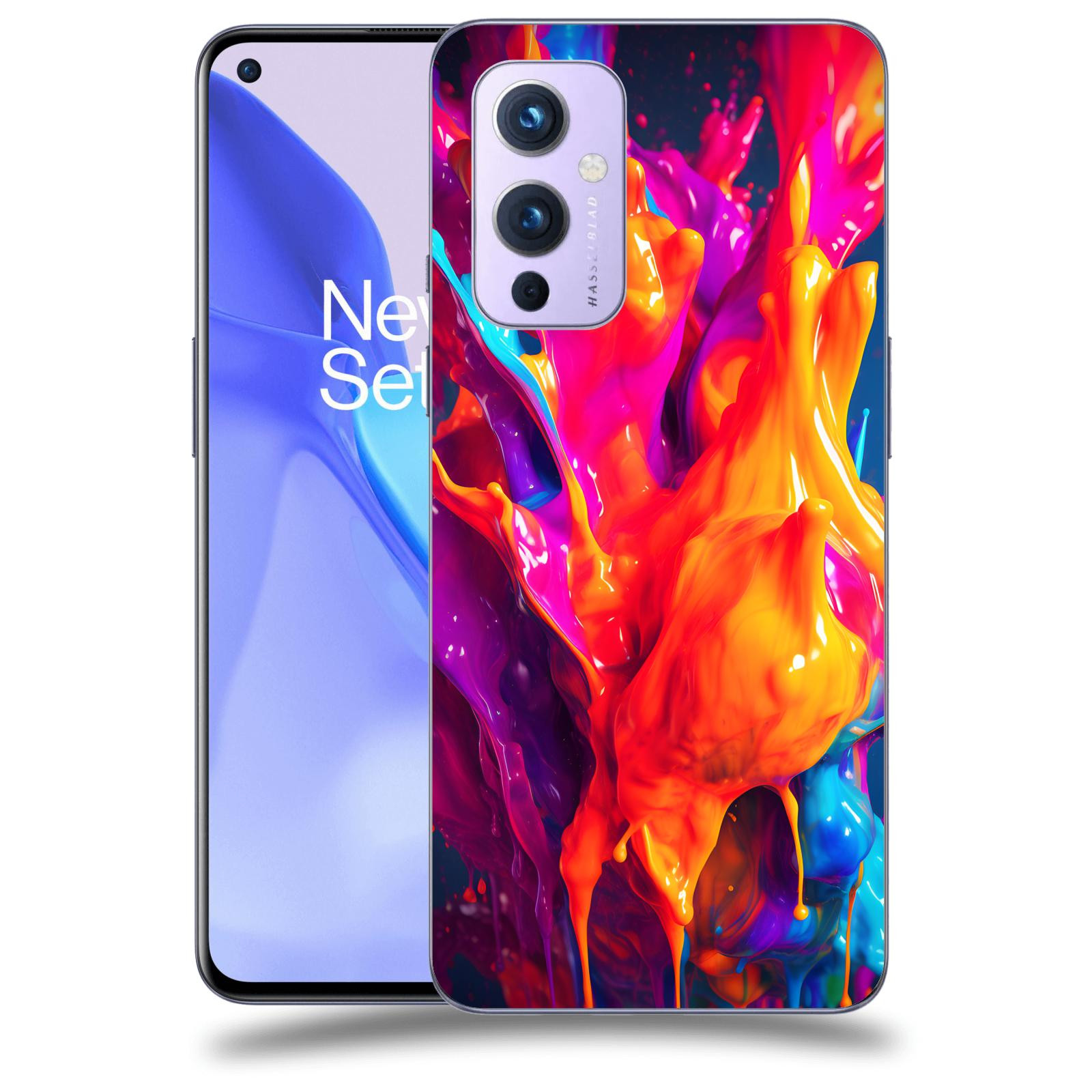 ACOVER Kryt na mobil OnePlus 9 - Beautiful Liquid I