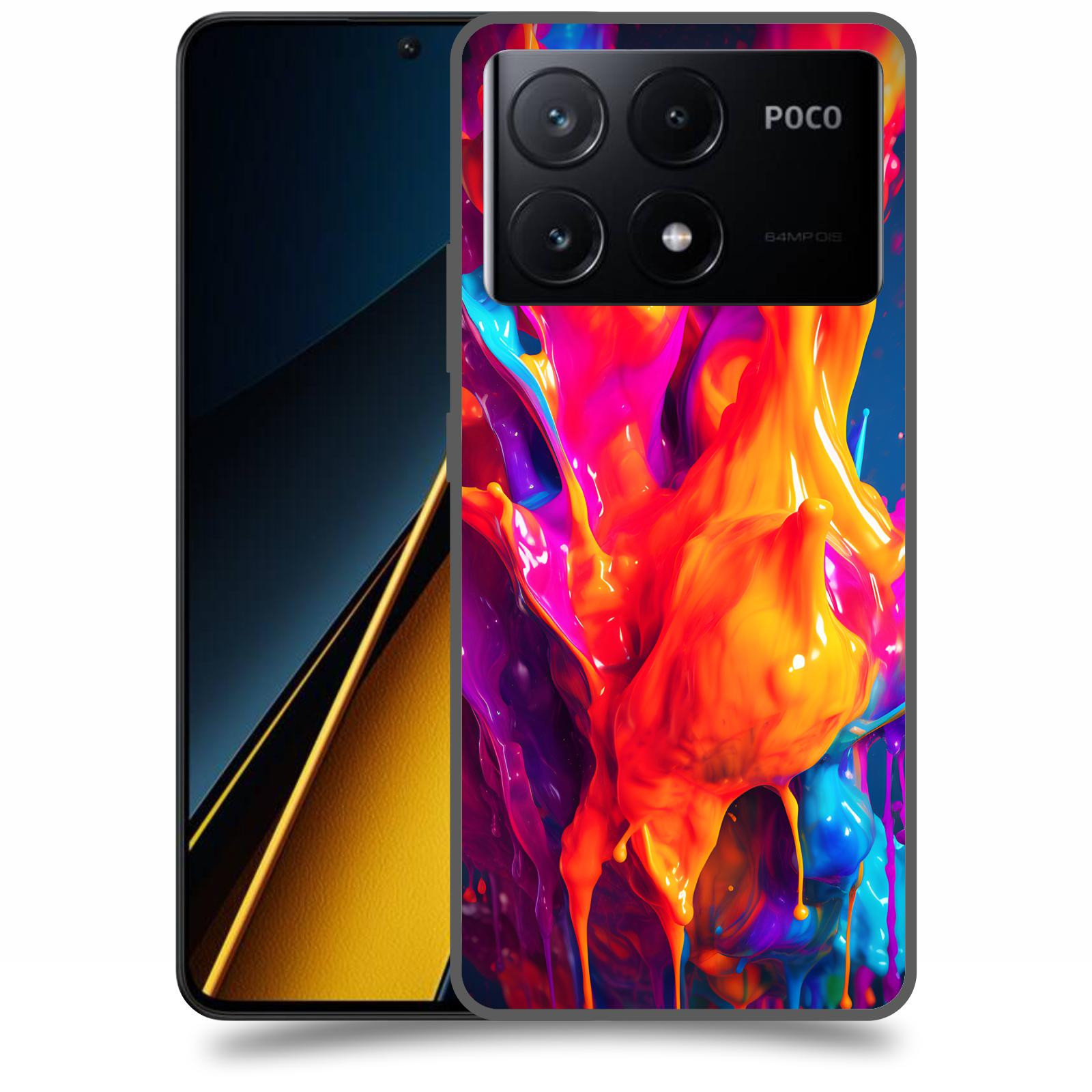 ACOVER Kryt na mobil Poco X6 Pro 5G - Beautiful Liquid I