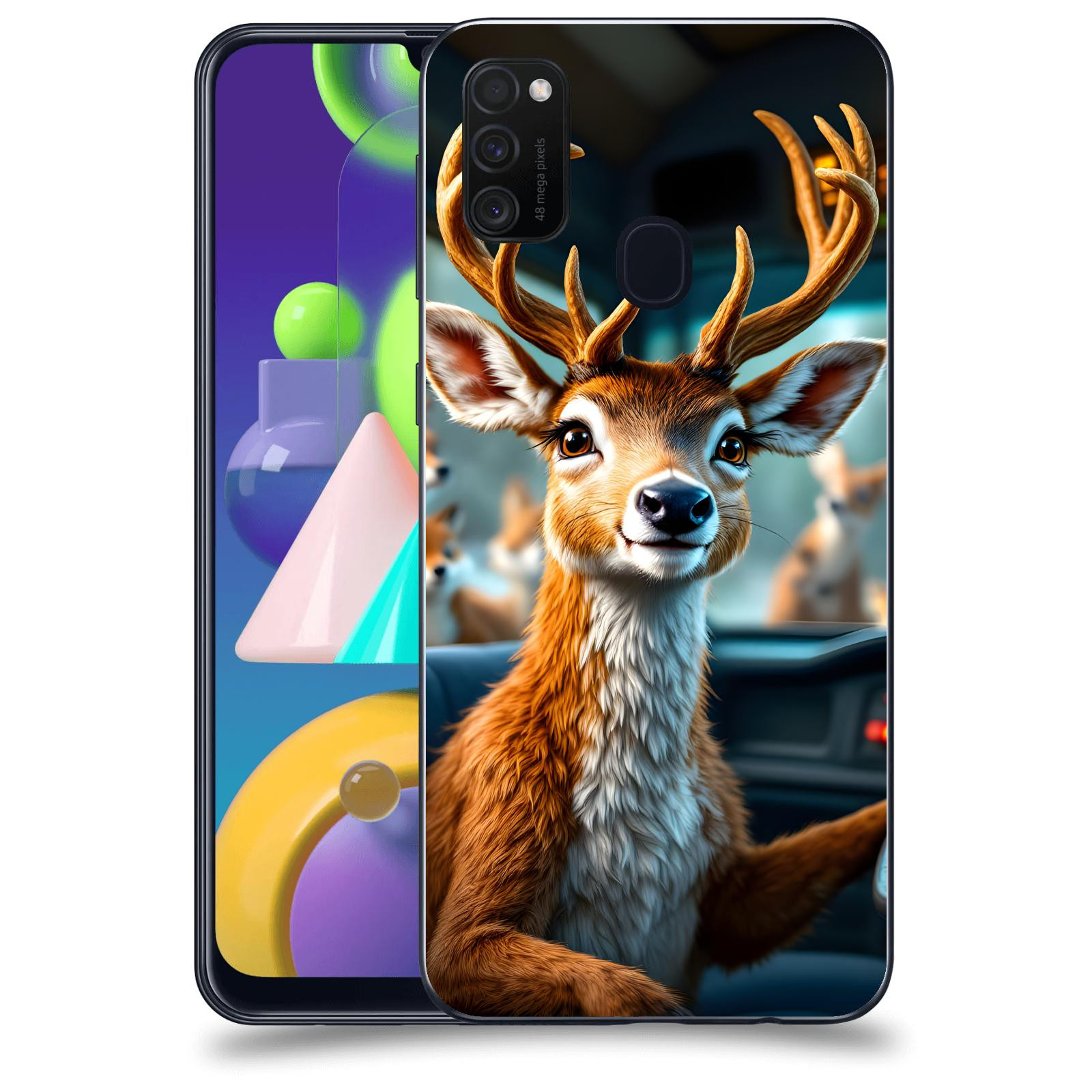 ACOVER Kryt na mobil Samsung Galaxy M21 M215F - Jelen