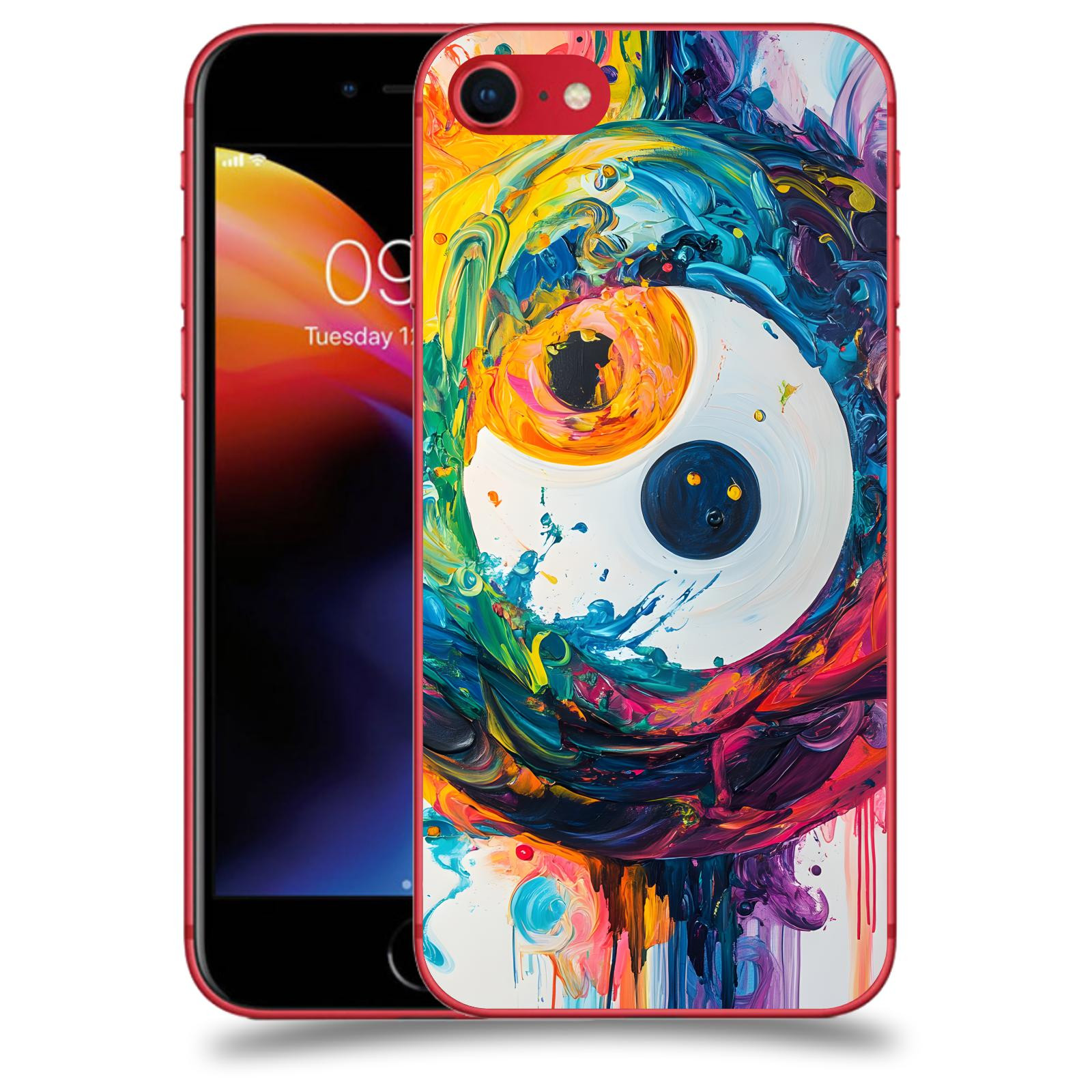 ACOVER Kryt na mobil Apple iPhone 8 - Jin Jang