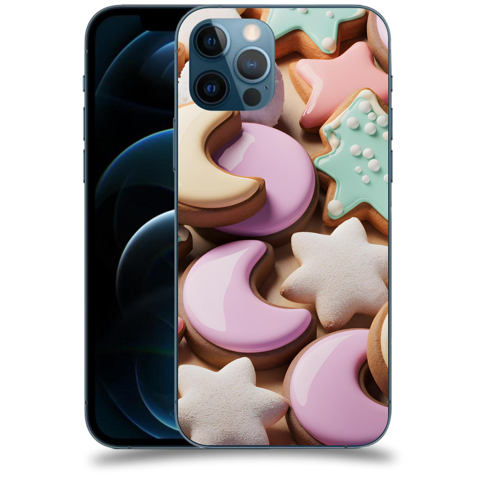 ACOVER Kryt na mobil Apple iPhone 12 Pro - Vánoční cukroví