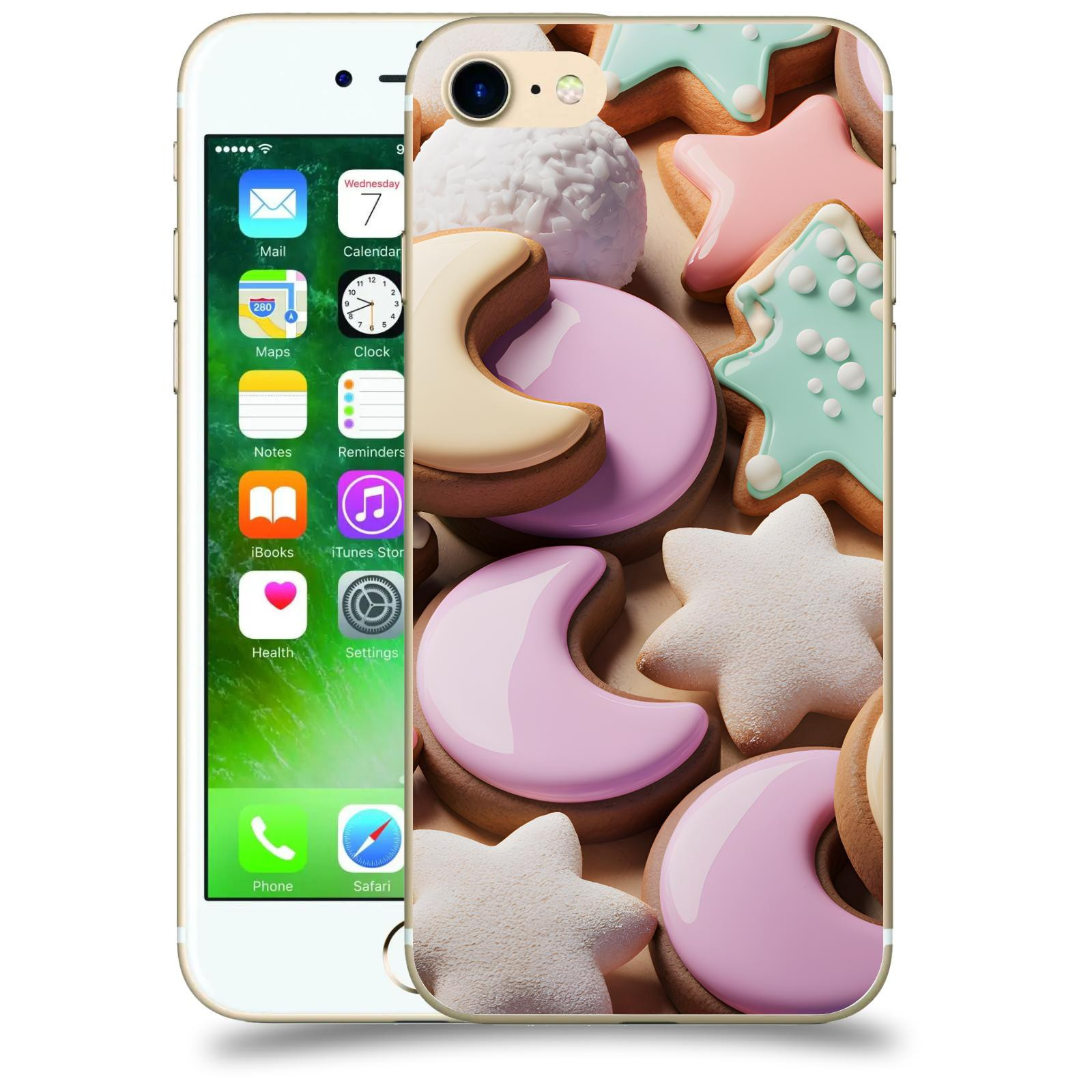 ACOVER Kryt na mobil Apple iPhone 7 - Vánoční cukroví