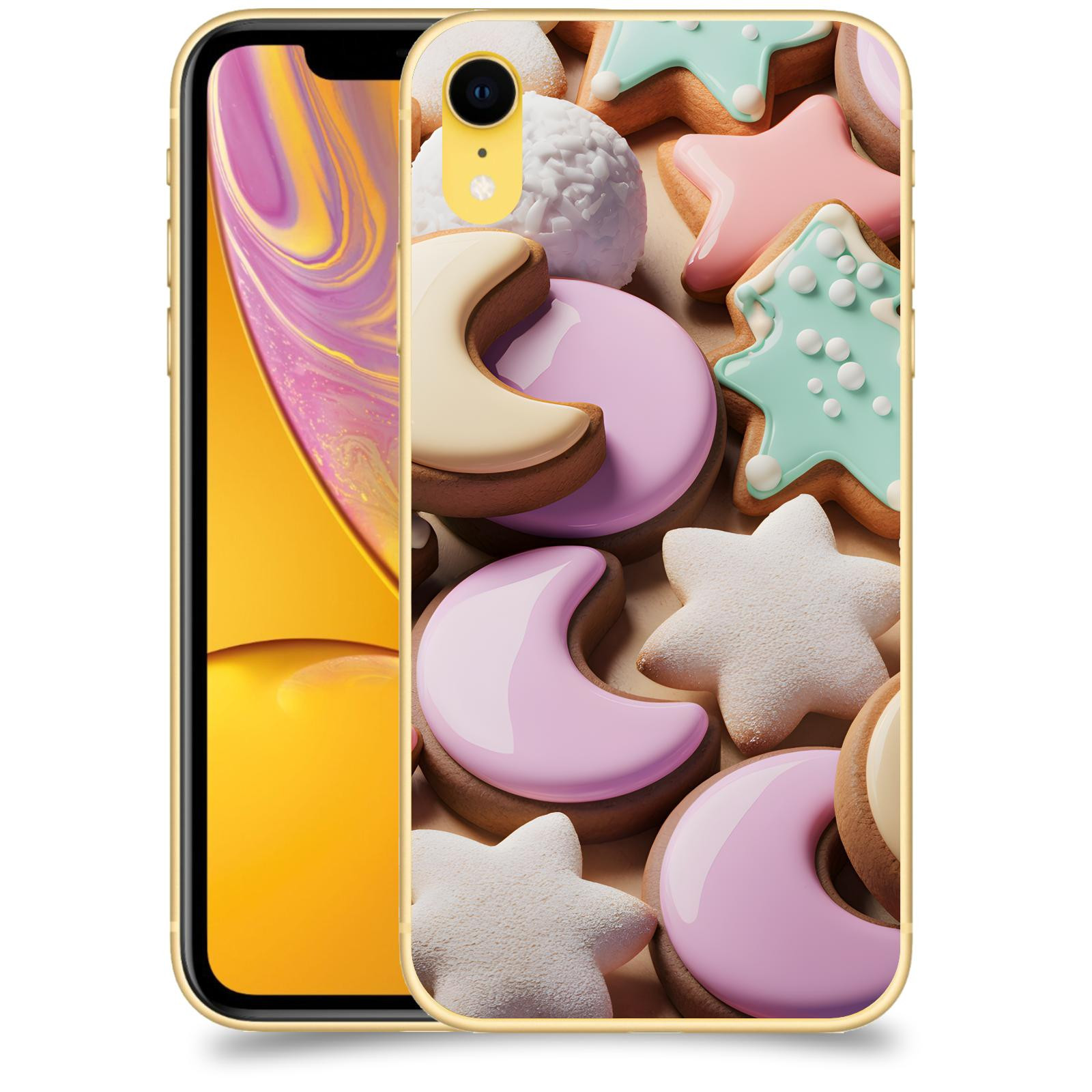 ACOVER Kryt na mobil Apple iPhone XR - Vánoční cukroví