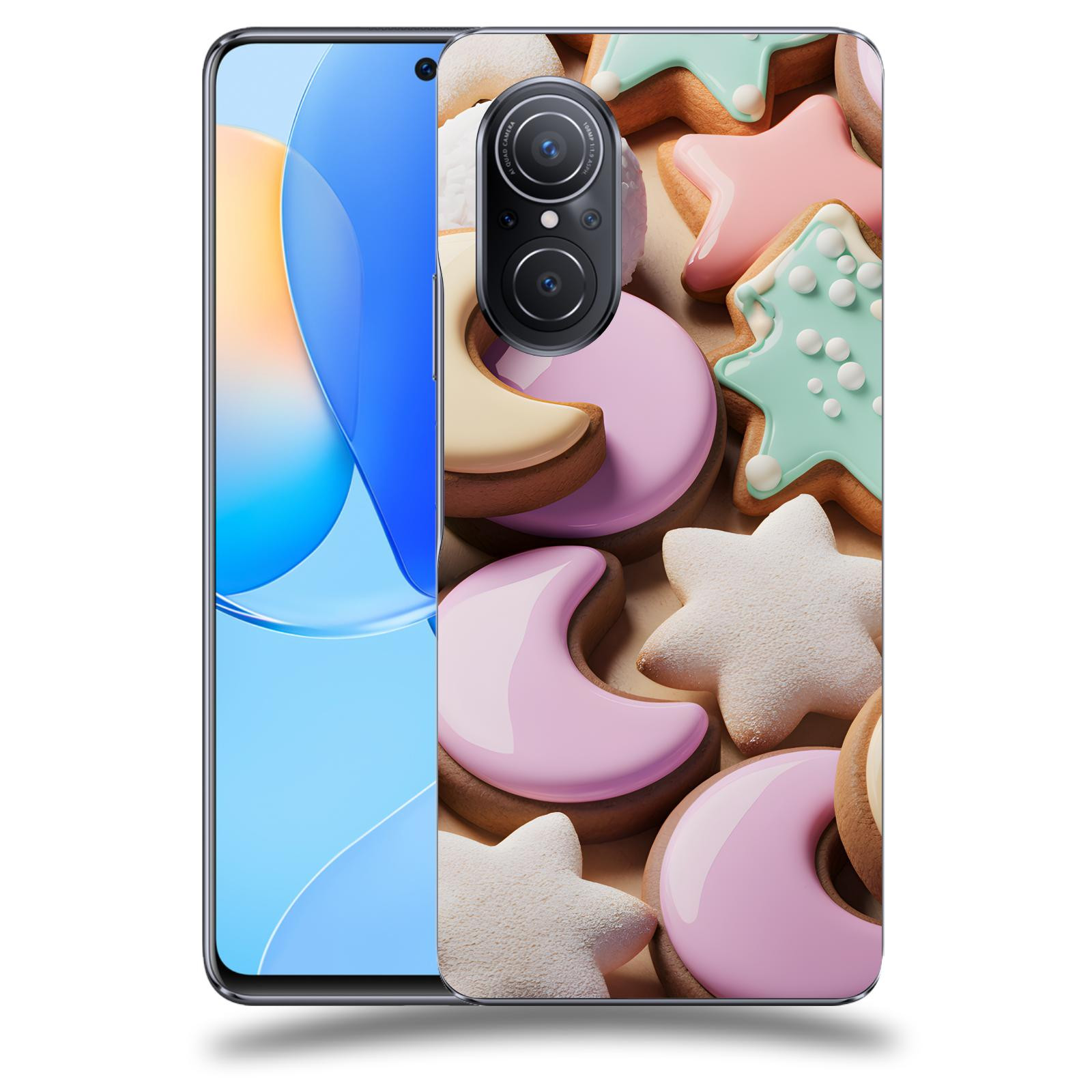 ACOVER Kryt na mobil Huawei Nova 9 SE - Vánoční cukroví