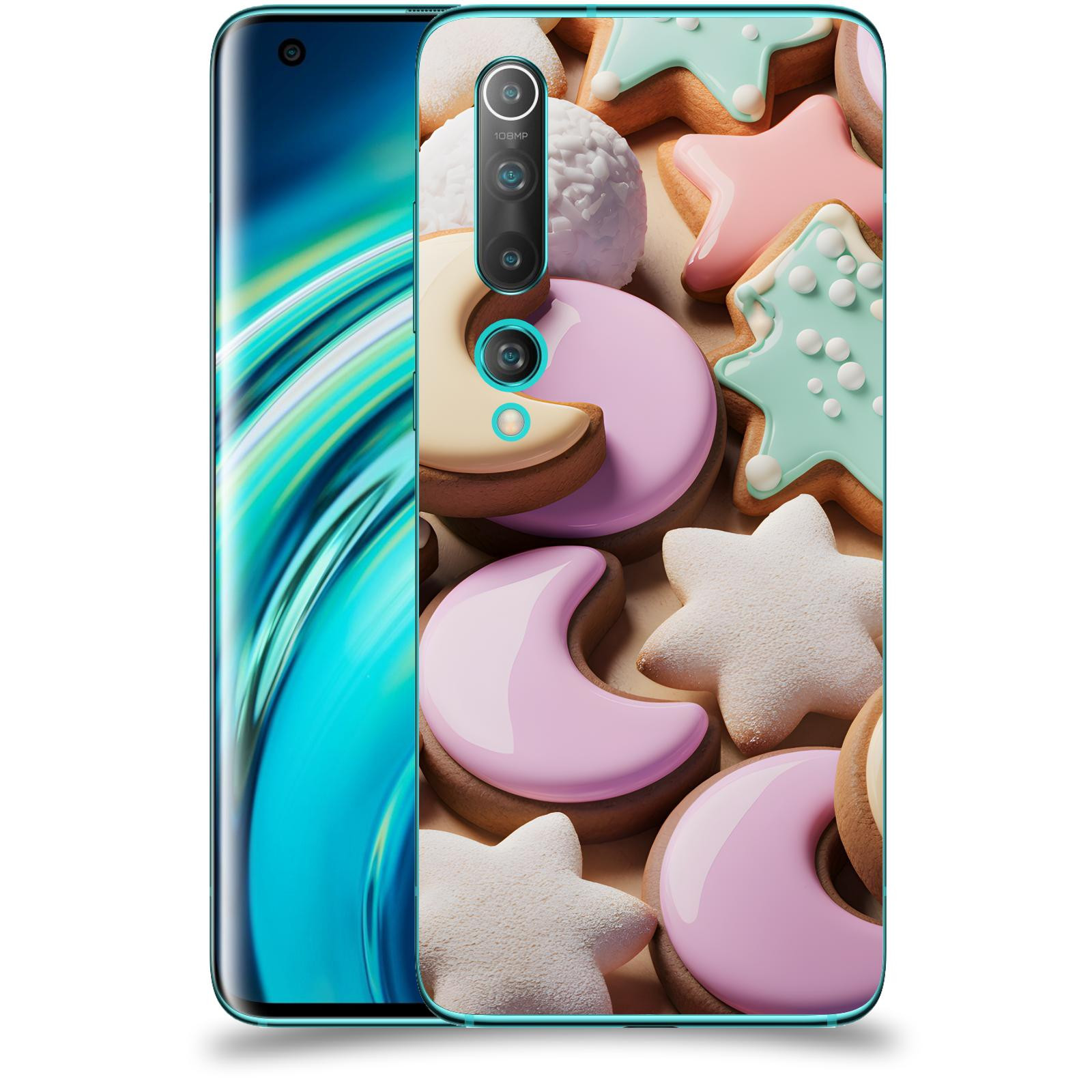 ACOVER Kryt na mobil Xiaomi Mi 10 - Vánoční cukroví