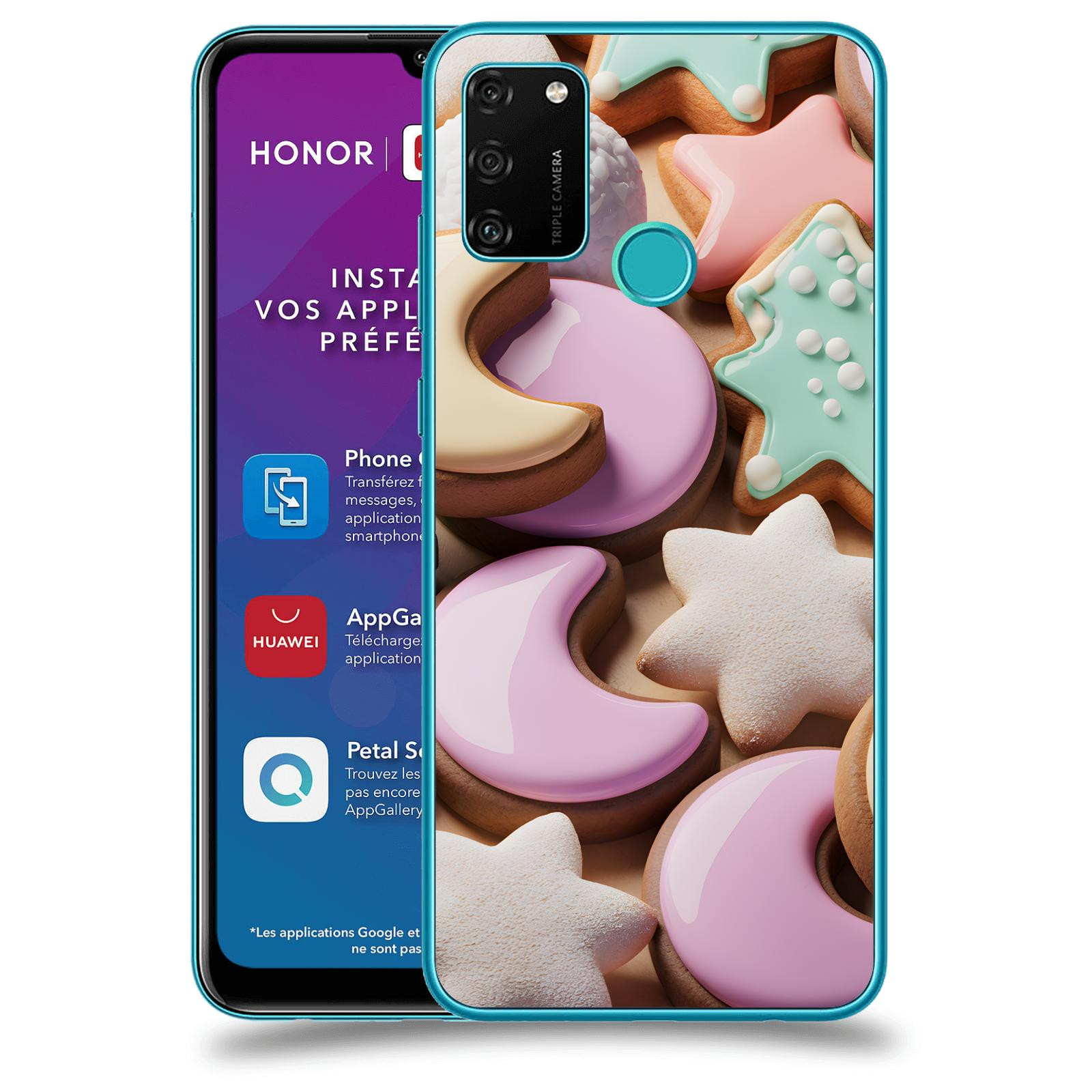 ACOVER Kryt na mobil Honor 9A - Vánoční cukroví