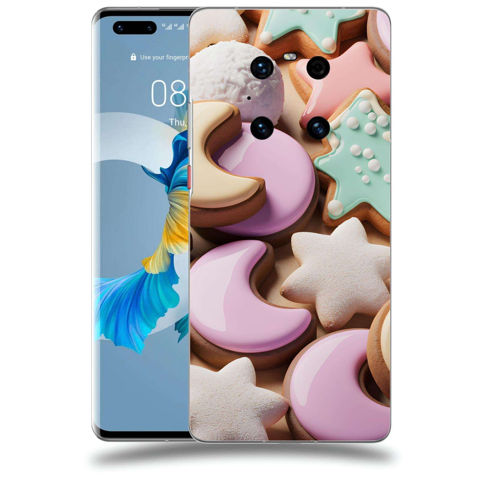 ACOVER Kryt na mobil Huawei Mate 40 Pro - Vánoční cukroví