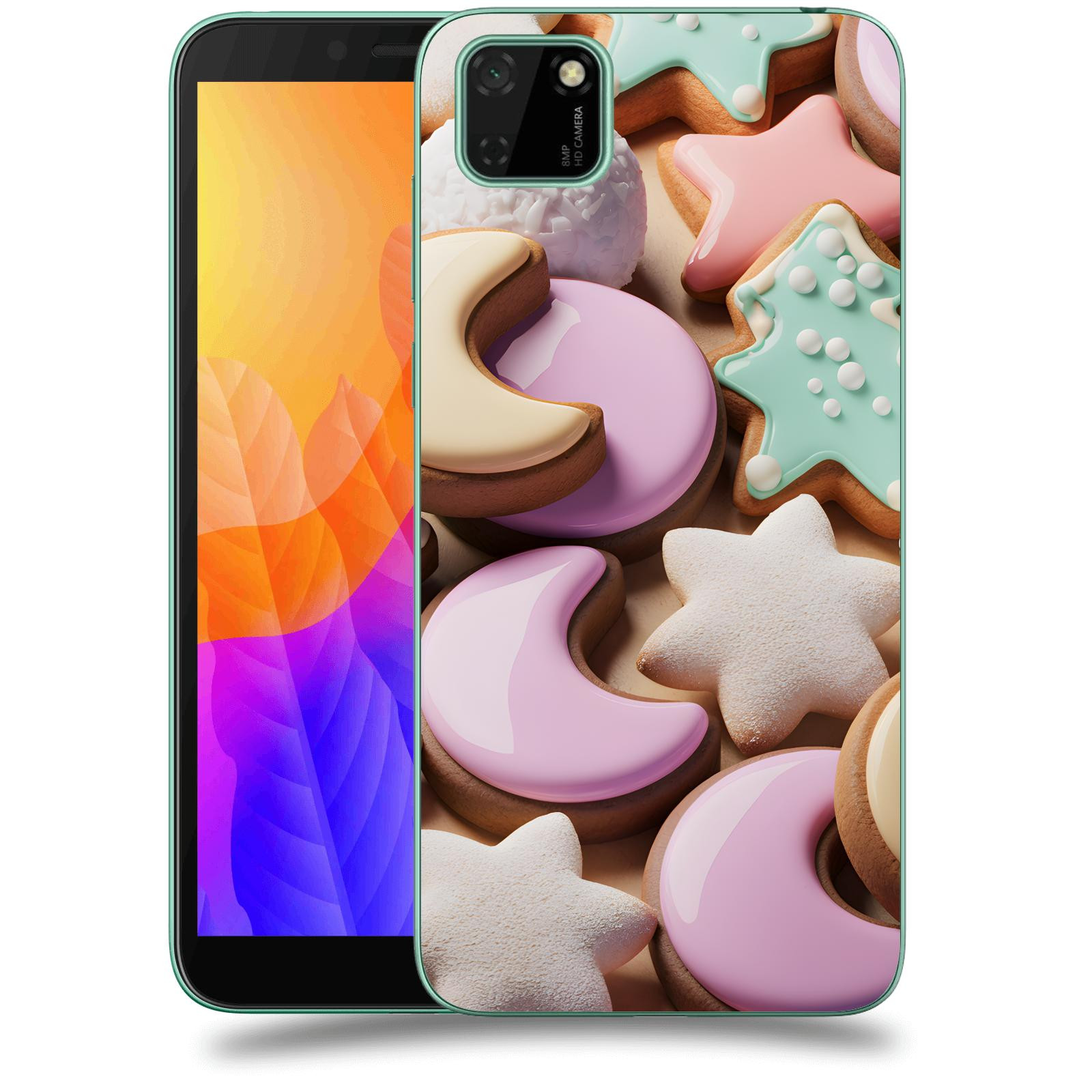 ACOVER Kryt na mobil Huawei Y5P - Vánoční cukroví