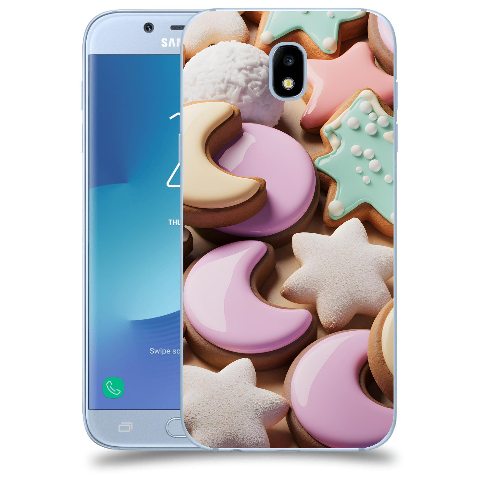 ACOVER Kryt na mobil Samsung Galaxy J5 2017 J530F - Vánoční cukroví