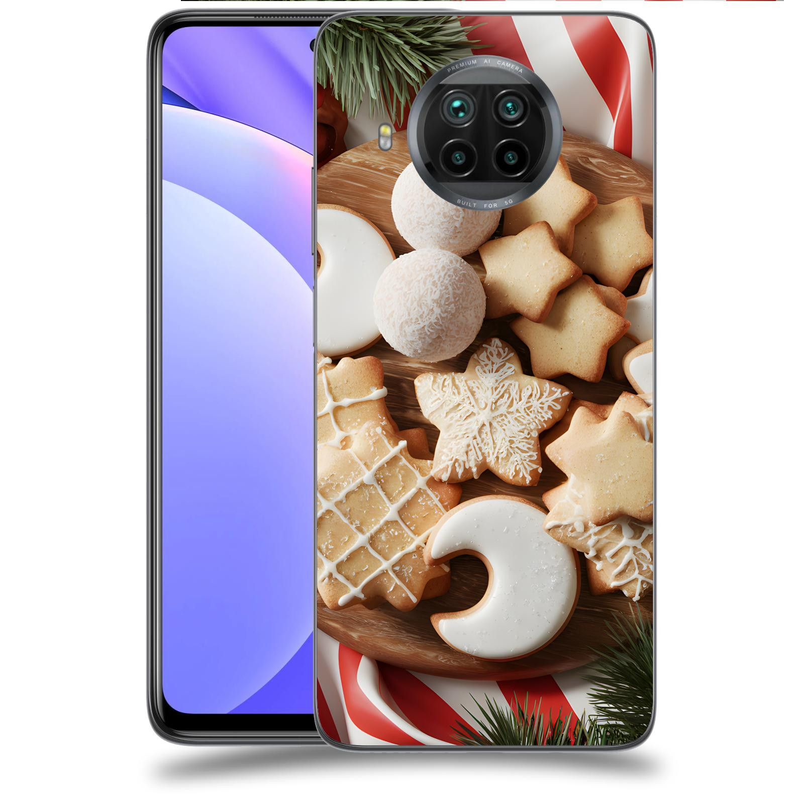 ACOVER Kryt na mobil Xiaomi Mi 10T Lite - Vánoční cukroví 2