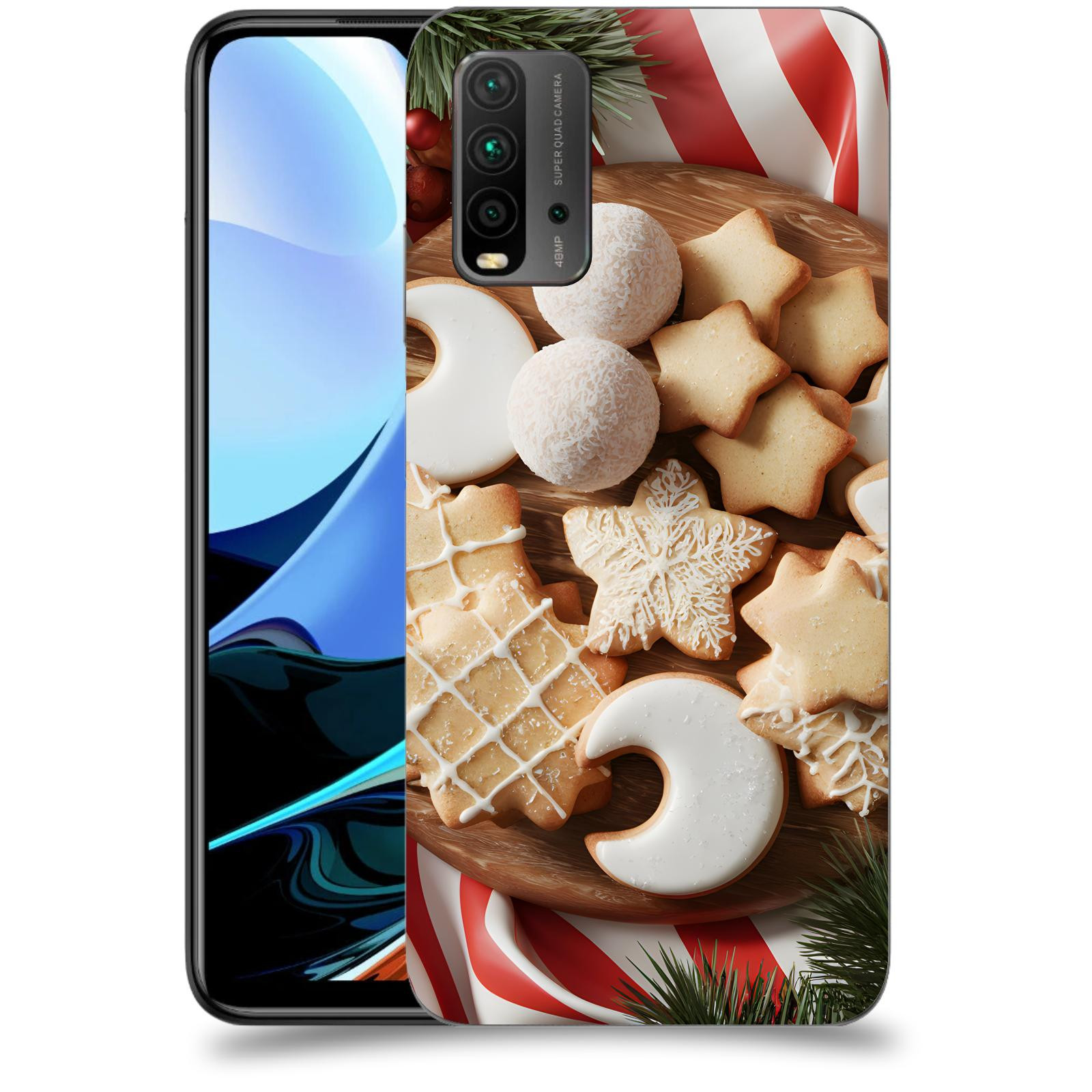 ACOVER Kryt na mobil Xiaomi Redmi 9T - Vánoční cukroví 2