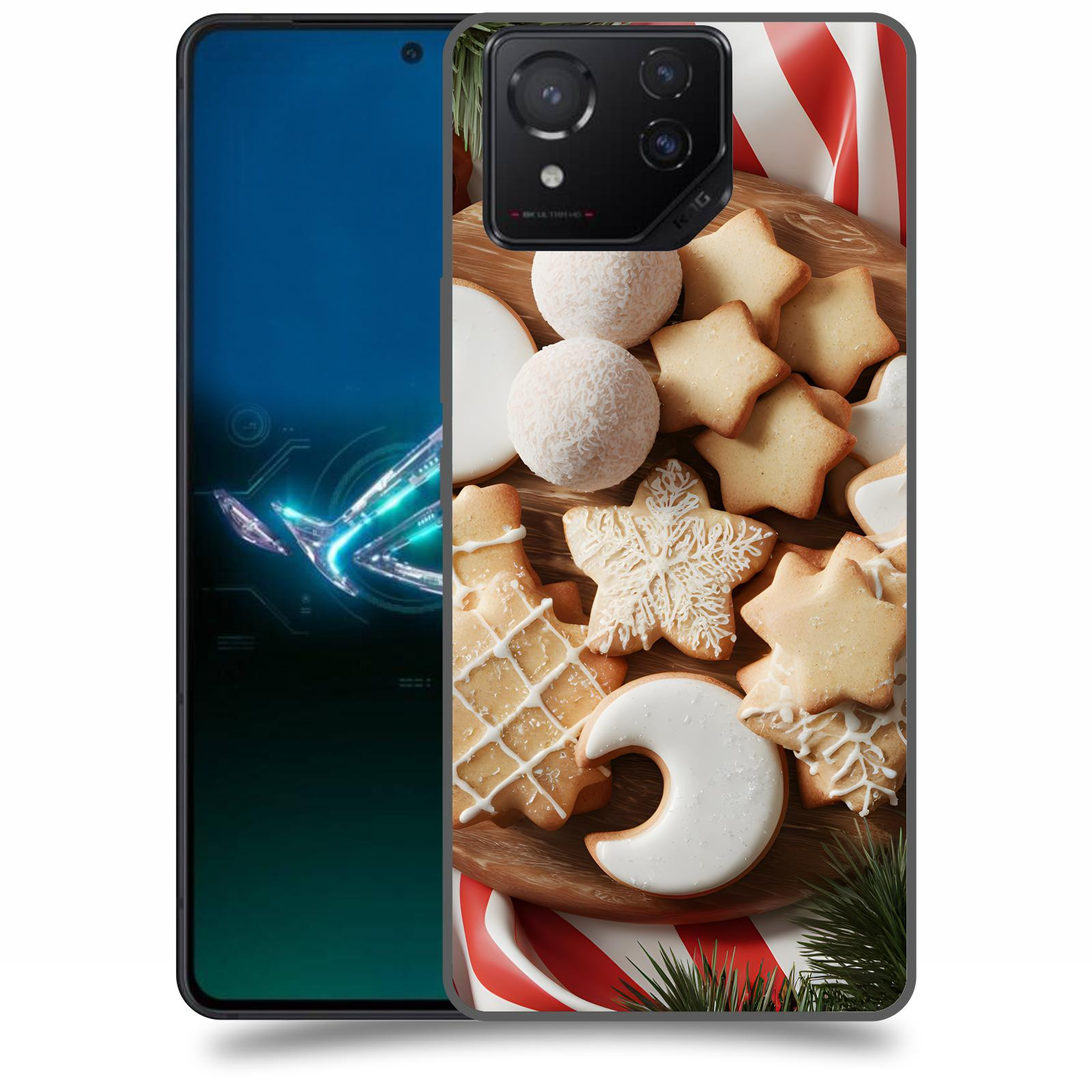 ACOVER Kryt na mobil Asus ROG Phone 8 - Vánoční cukroví 2