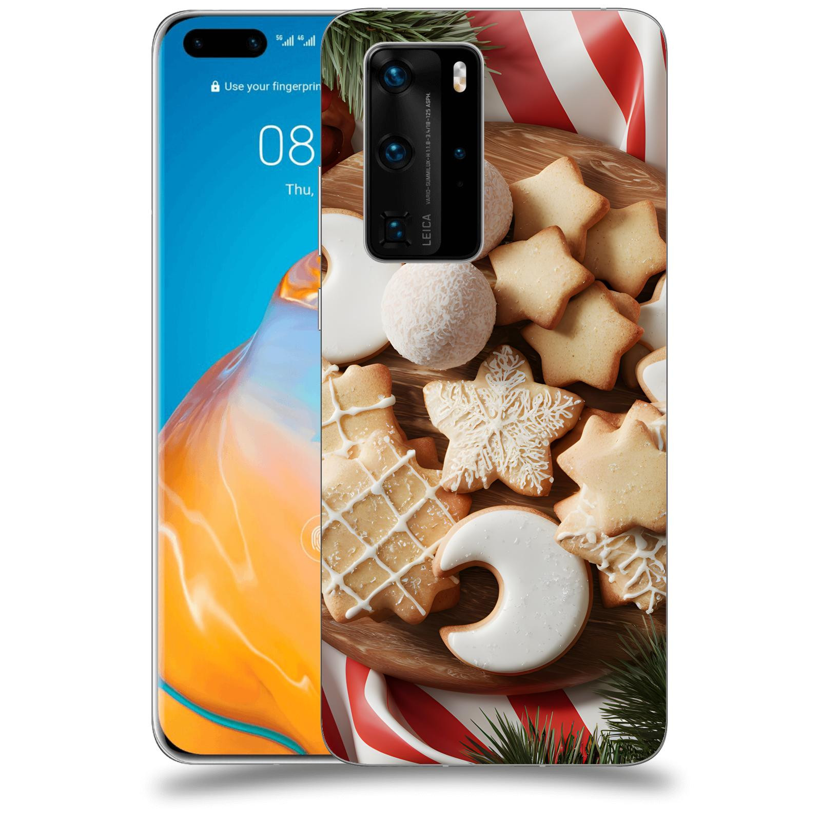 ACOVER Kryt na mobil Huawei P40 - Vánoční cukroví 2