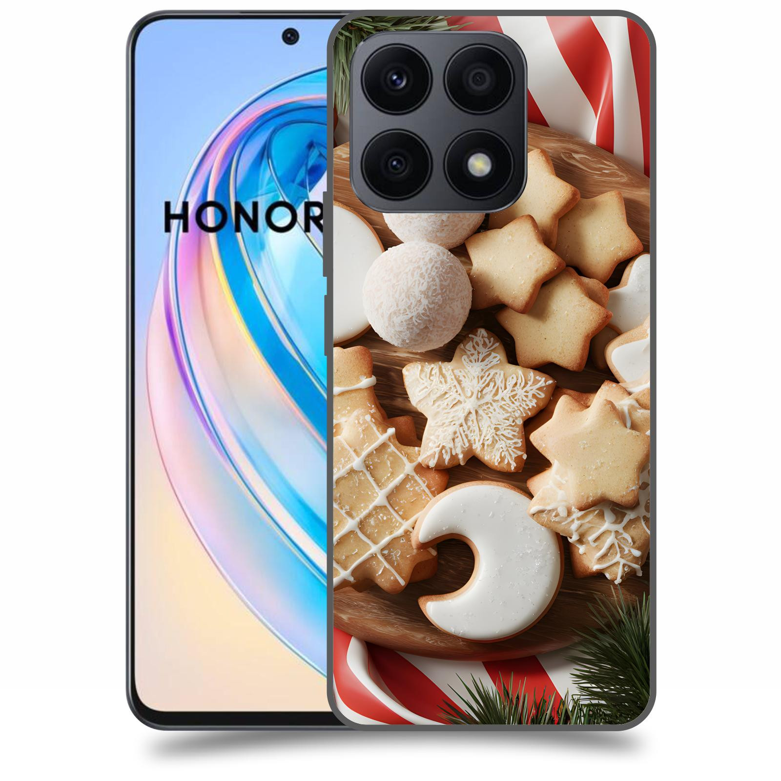 ACOVER Kryt na mobil Honor X8a - Vánoční cukroví 2