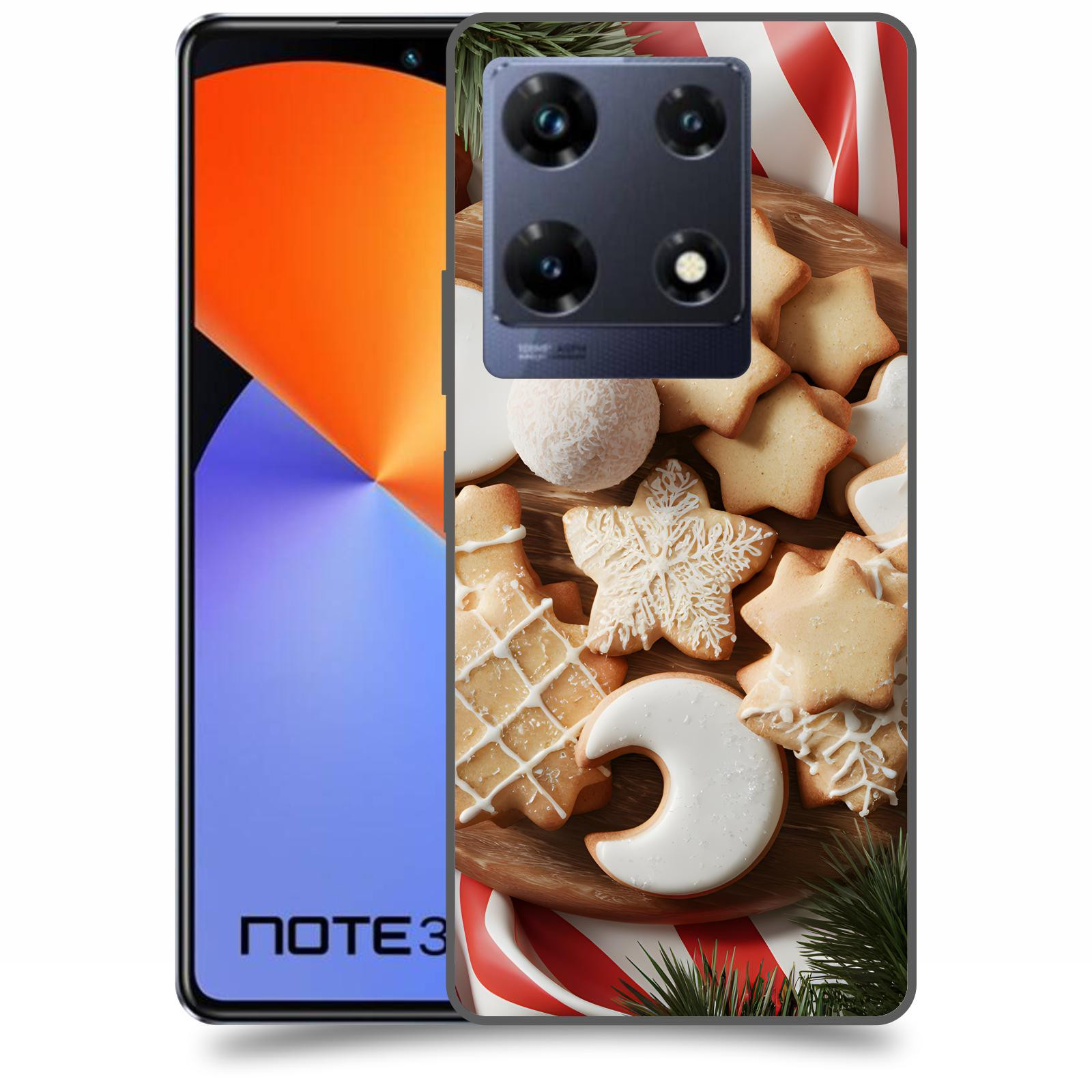 ACOVER Kryt na mobil Infinix Note 30 PRO - Vánoční cukroví 2