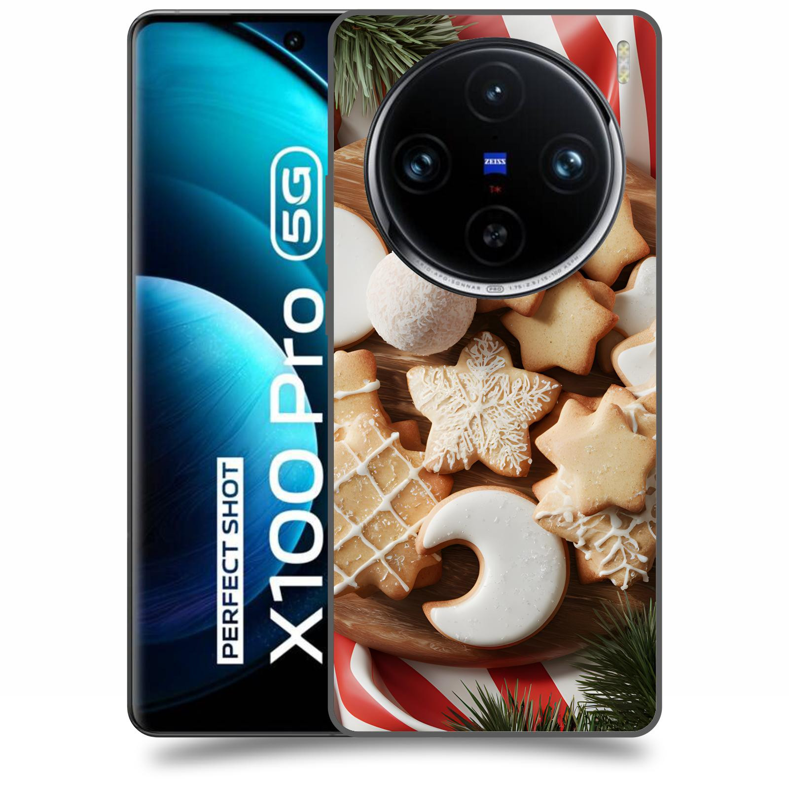 ACOVER Kryt na mobil Vivo X100 Pro 5G - Vánoční cukroví 2