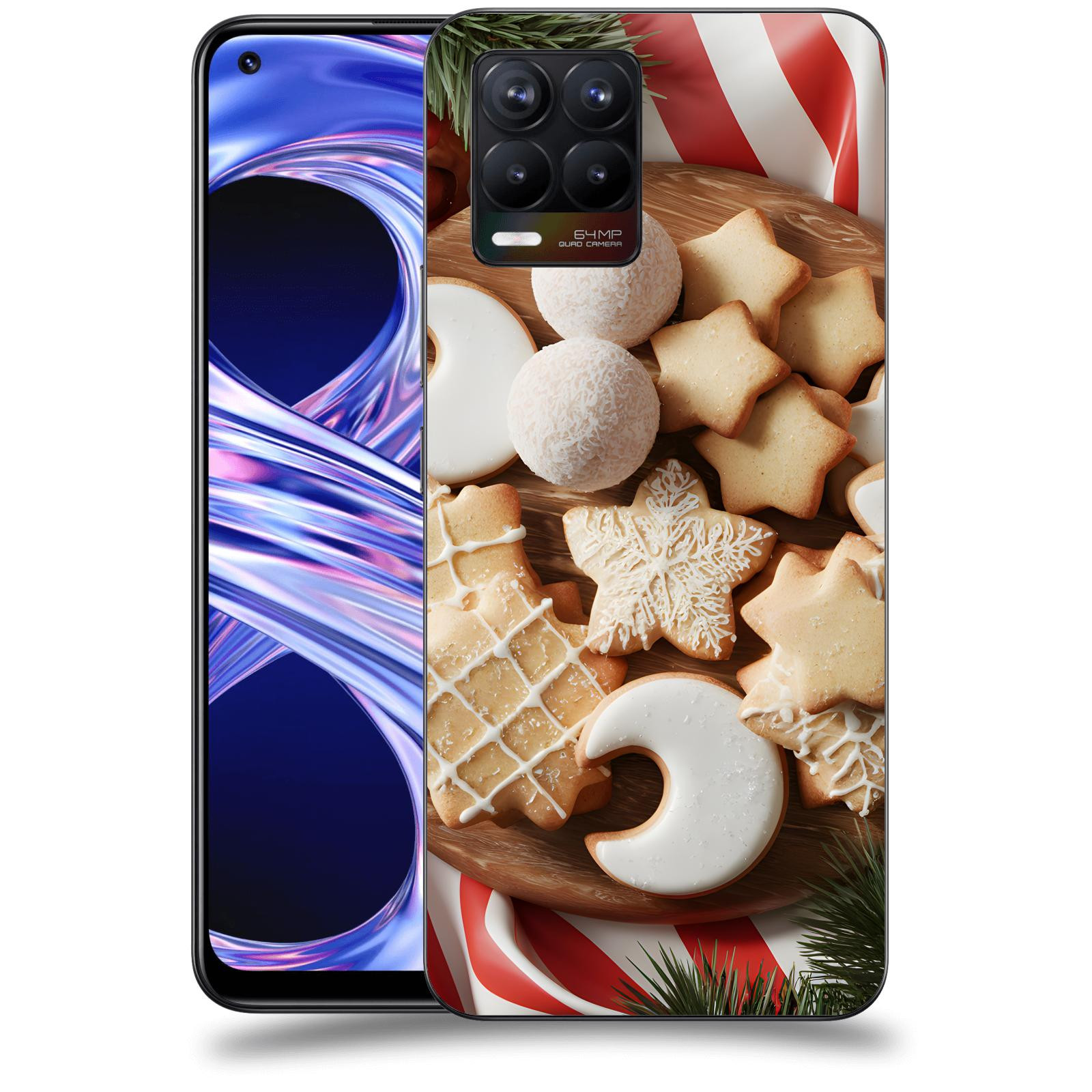 ACOVER Kryt na mobil Realme 8 - Vánoční cukroví 2
