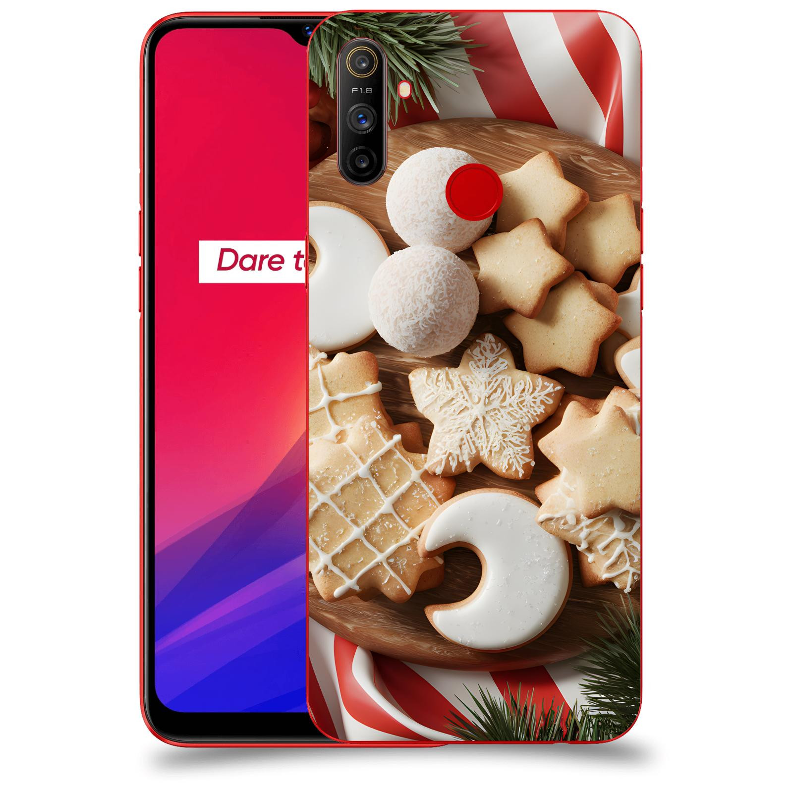 ACOVER Kryt na mobil Realme C3 - Vánoční cukroví 2
