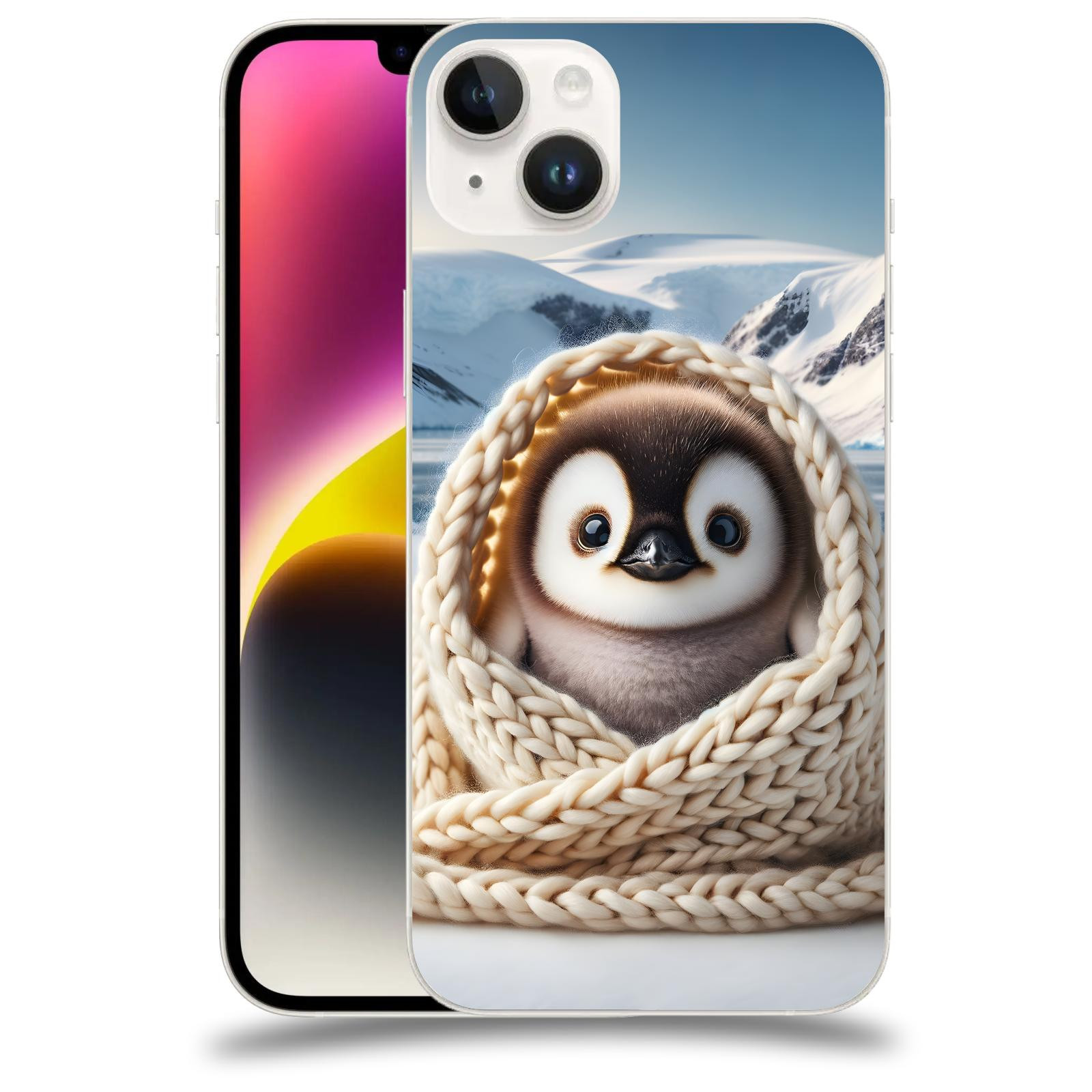 ACOVER Kryt na mobil Apple iPhone 14 Plus - Tučňák