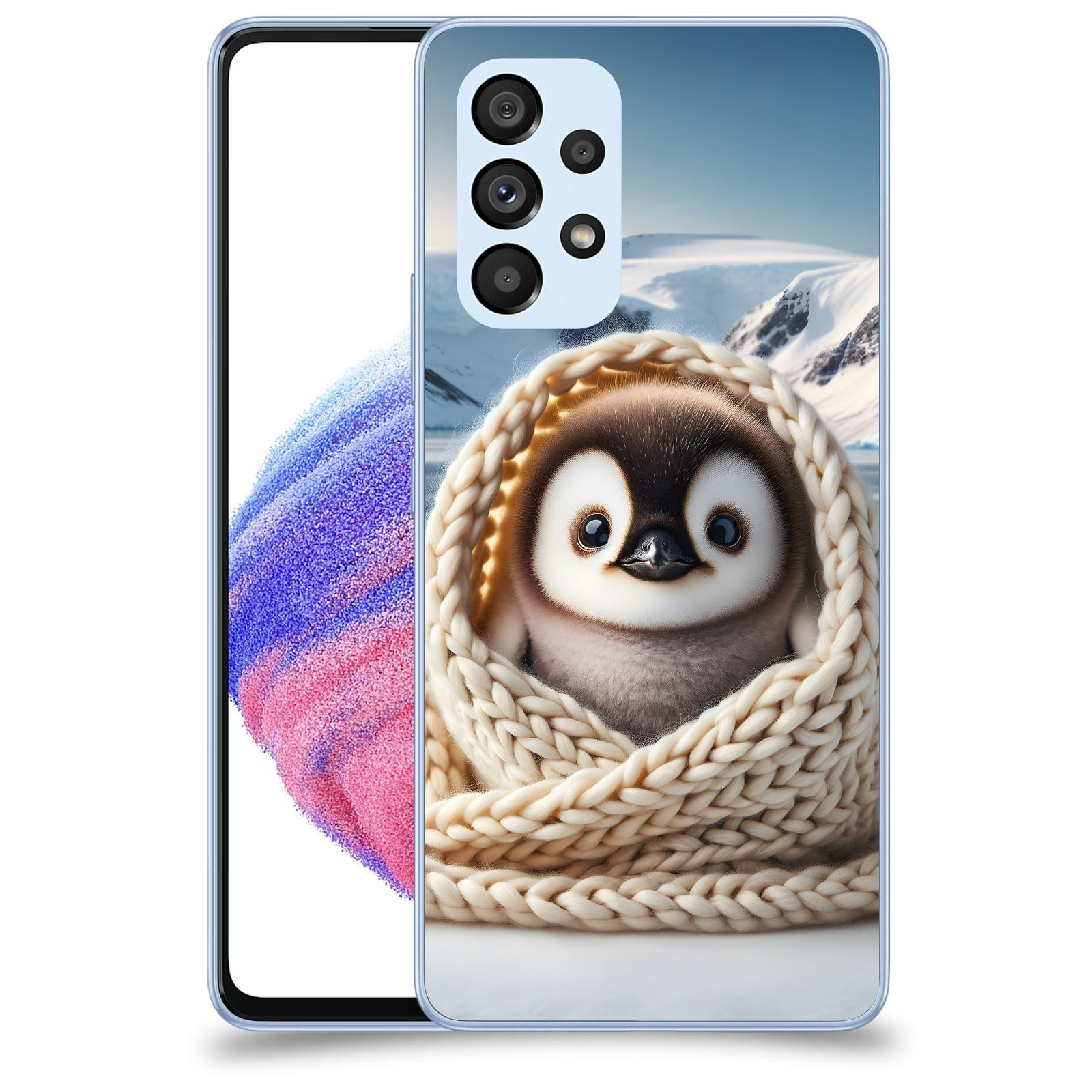 ACOVER Kryt na mobil Samsung Galaxy A32 5G A326B - Tučňák