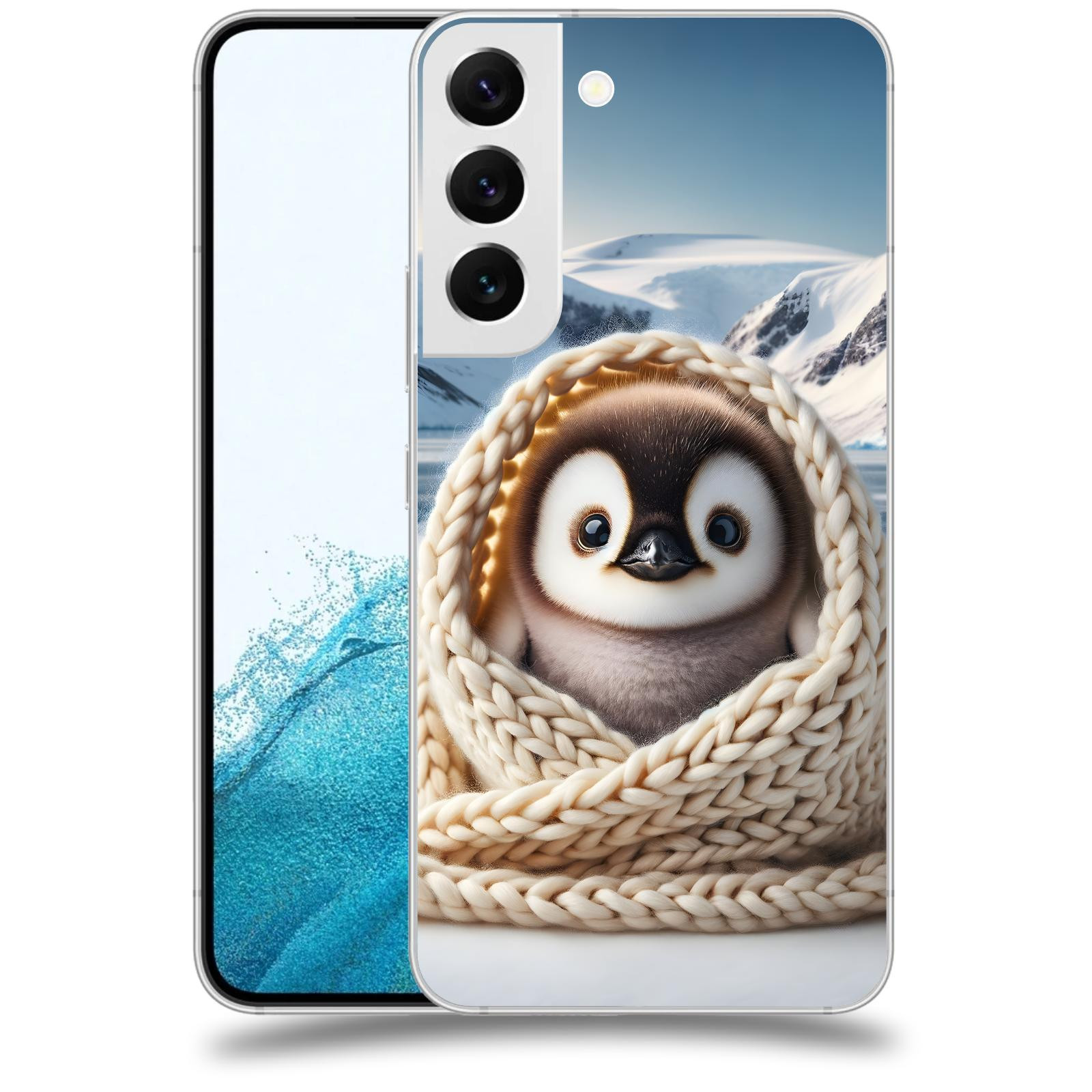 ACOVER Kryt na mobil Samsung Galaxy S22 5G - Tučňák