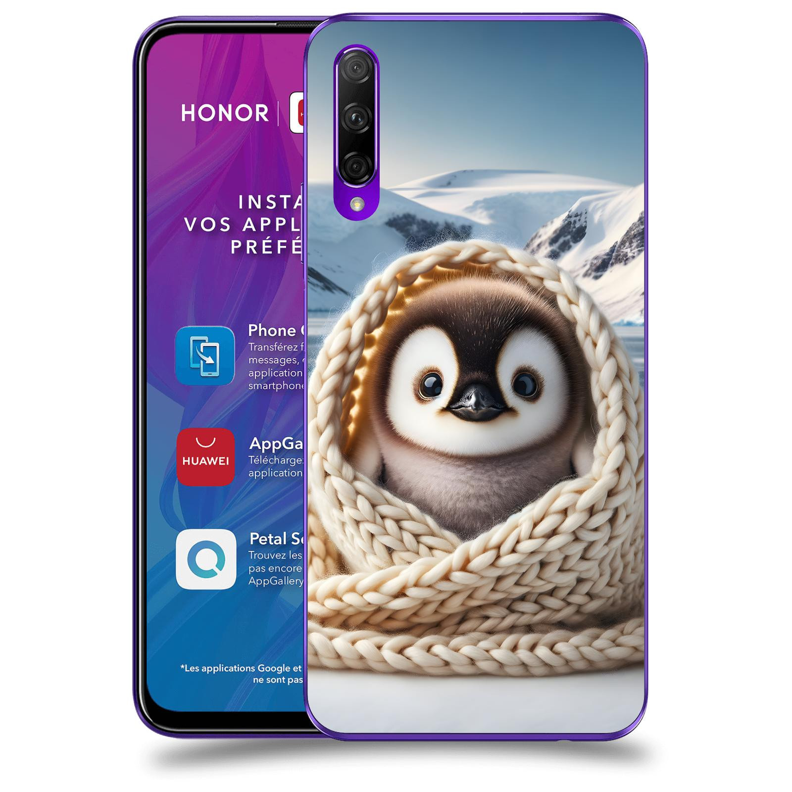 ACOVER Kryt na mobil Honor 9X Pro - Tučňák