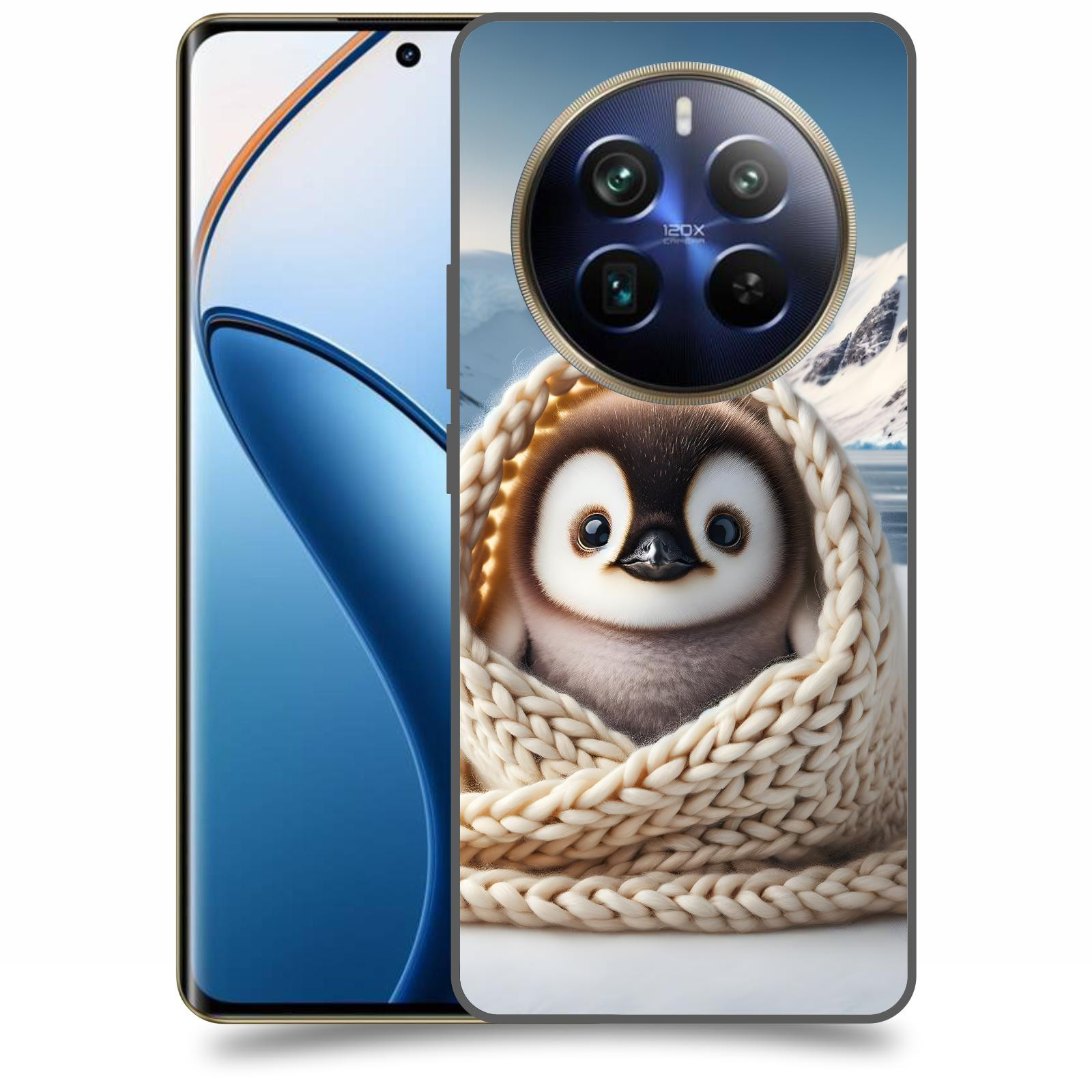 ACOVER Kryt na mobil Realme 12 pro+ 5g - Tučňák