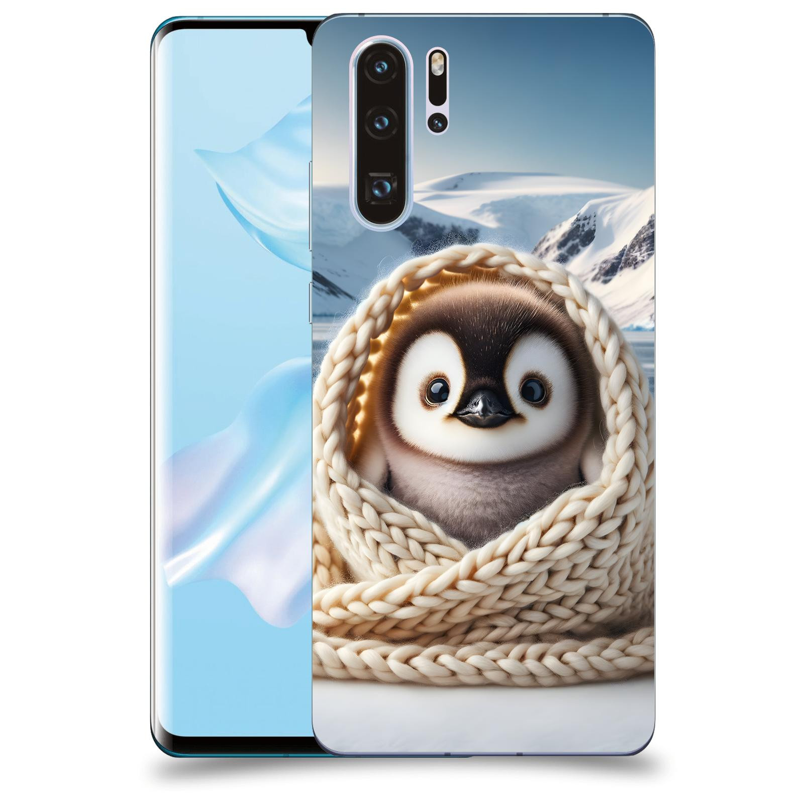 ACOVER Kryt na mobil Huawei P30 - Tučňák