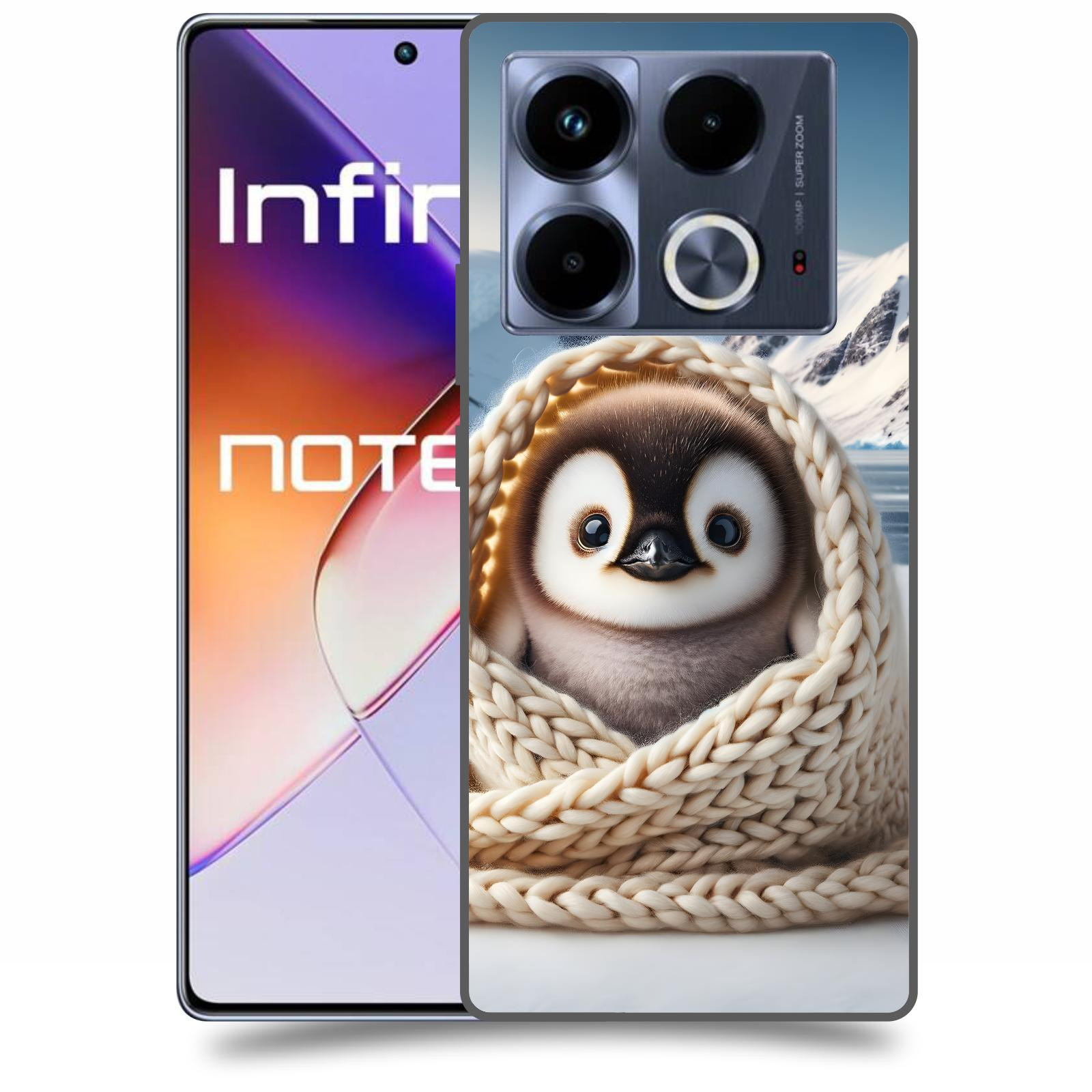 ACOVER Kryt na mobil Infinix Note 40 - Tučňák