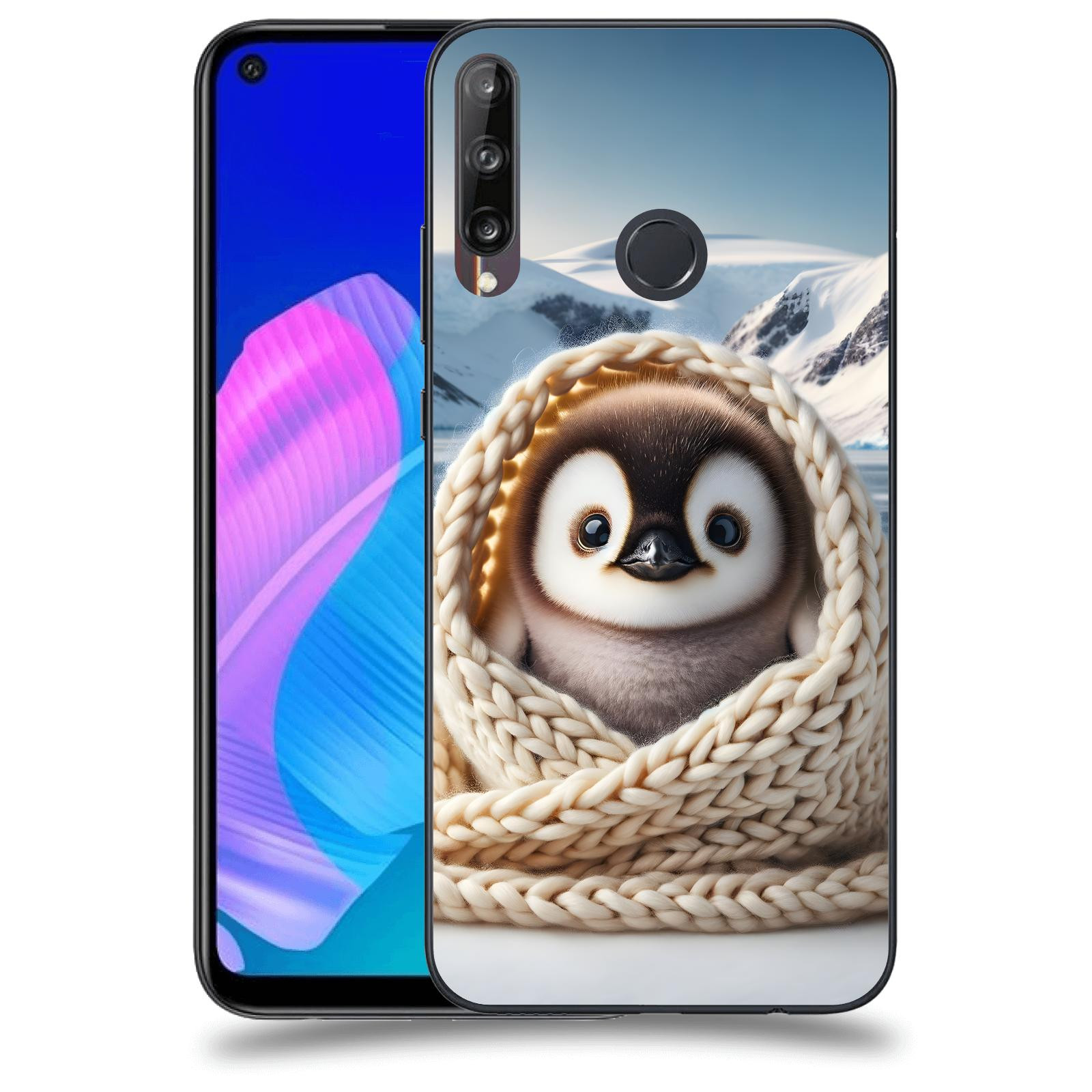 ACOVER Kryt na mobil Huawei P40 Lite E - Tučňák