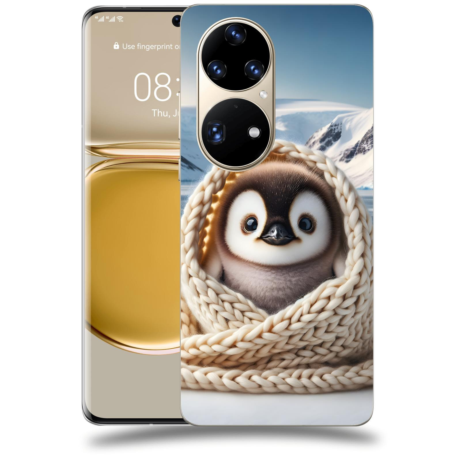 ACOVER Kryt na mobil Huawei P50 - Tučňák