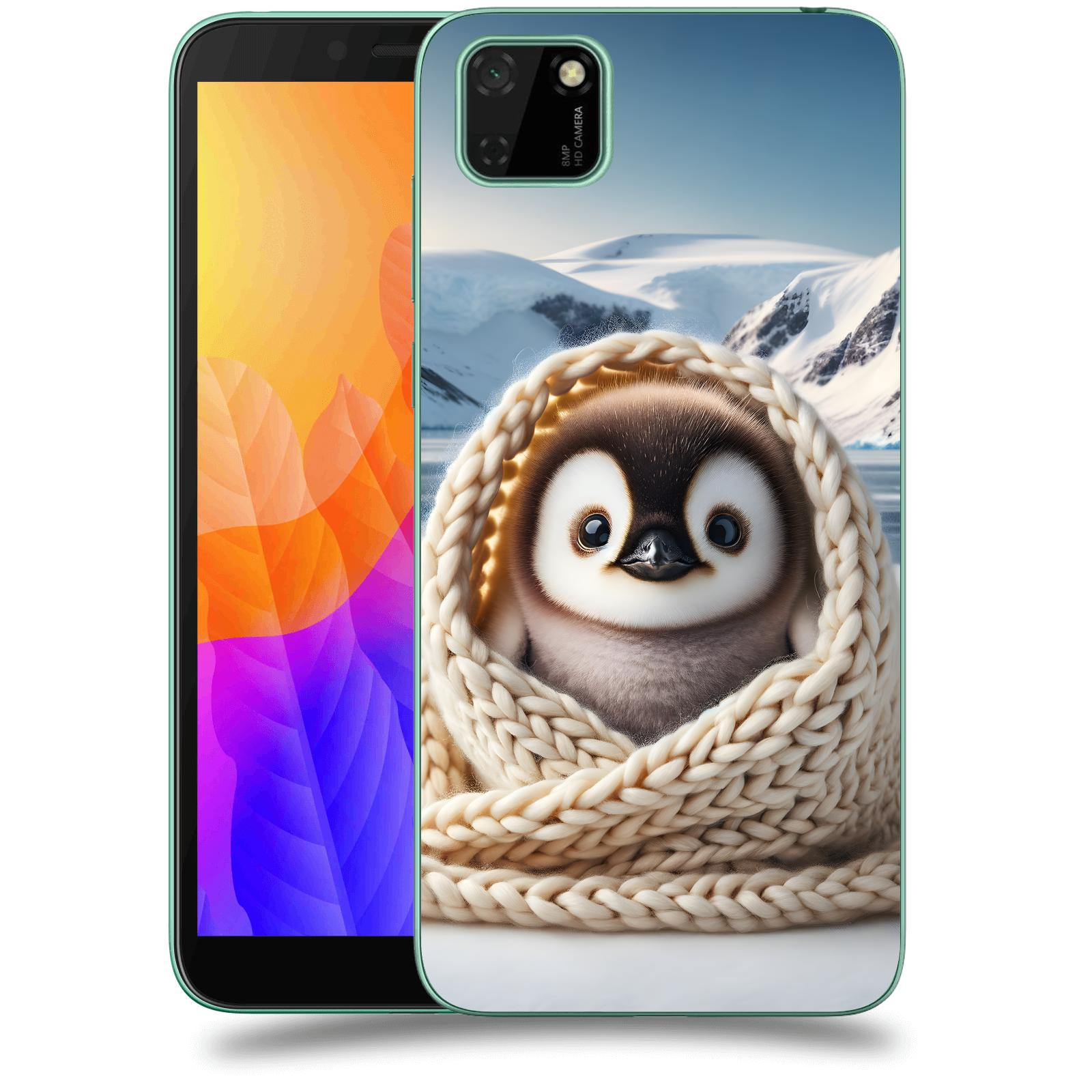 ACOVER Kryt na mobil Huawei Y5P - Tučňák