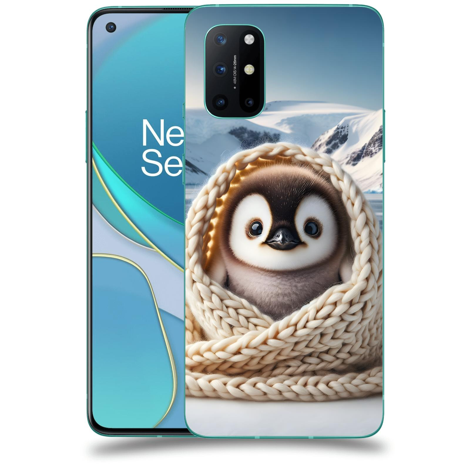 ACOVER Kryt na mobil OnePlus 8T - Tučňák