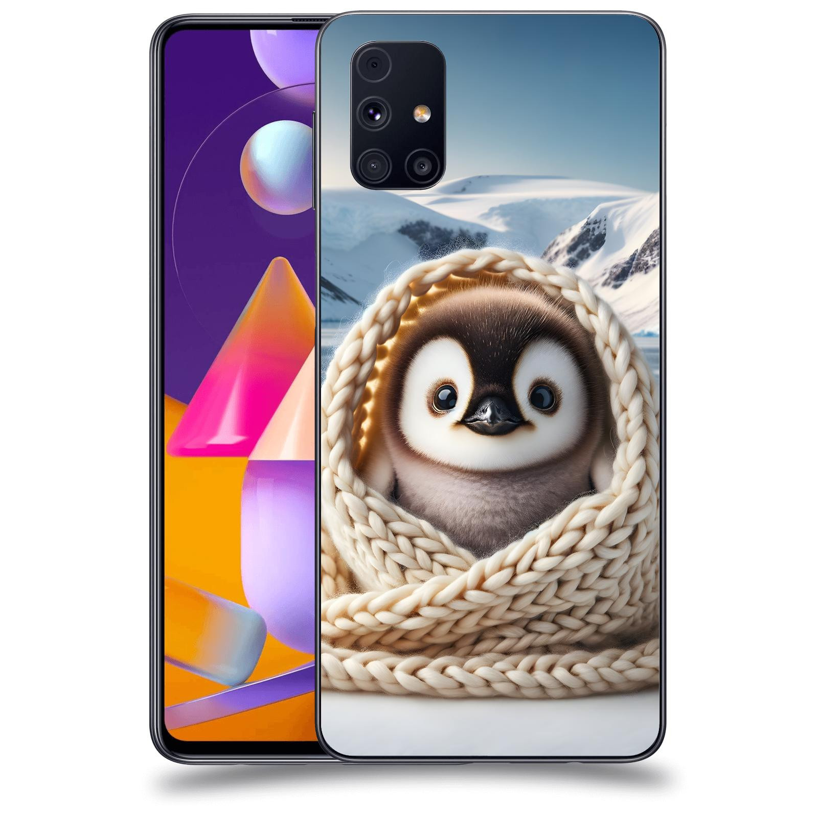 ACOVER Kryt na mobil Samsung Galaxy M31s - Tučňák