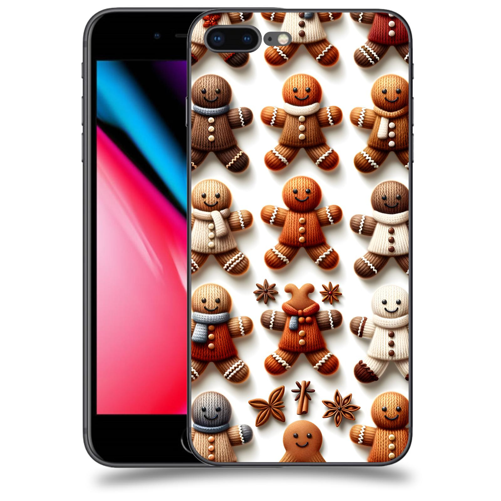 ACOVER Kryt na mobil Apple iPhone 8 Plus - Perníčky 2