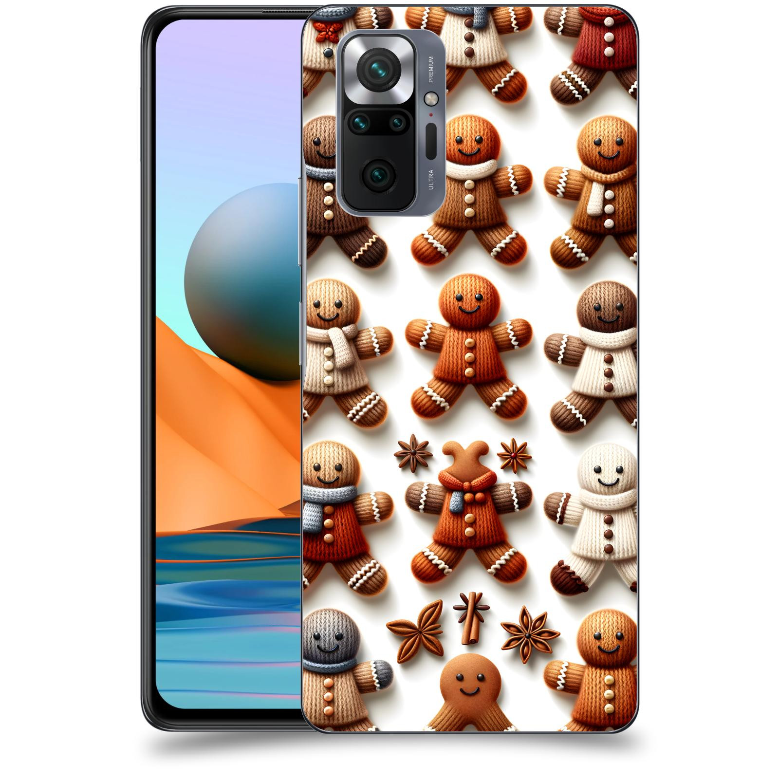 ACOVER Kryt na mobil Xiaomi Redmi Note 10 Pro - Perníčky 2