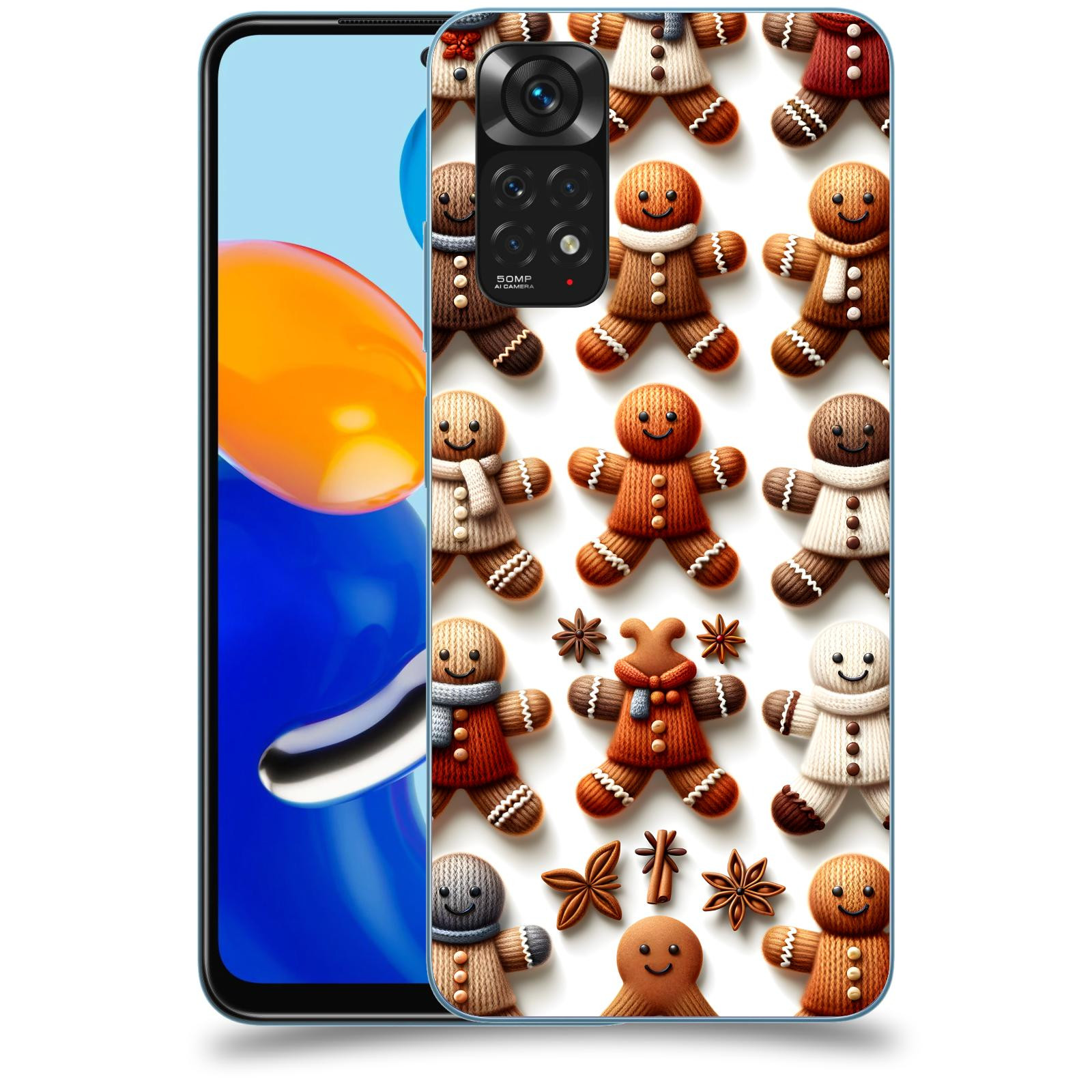 ACOVER Kryt na mobil Xiaomi Redmi Note 11 - Perníčky 2