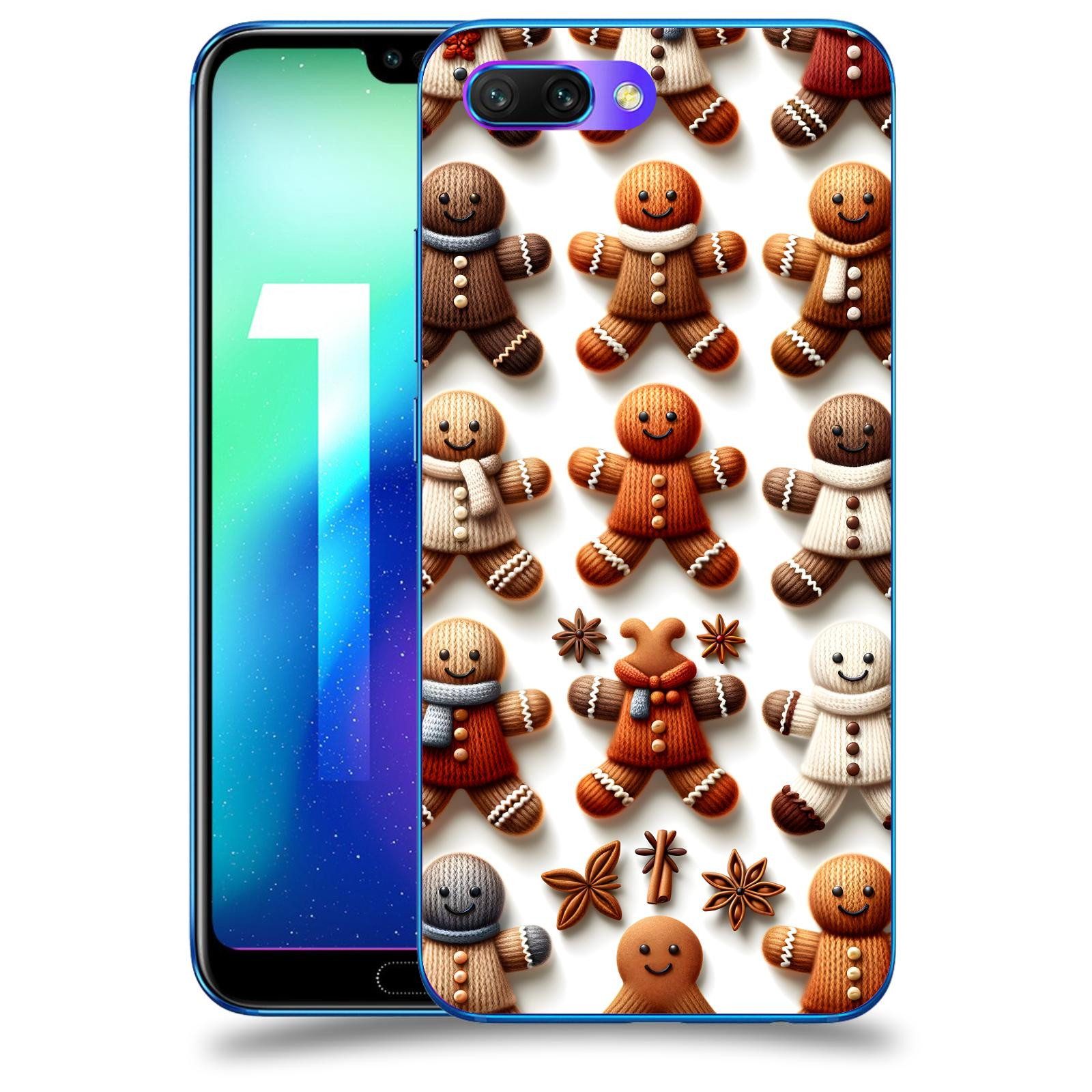 ACOVER Kryt na mobil Honor 10 - Perníčky 2