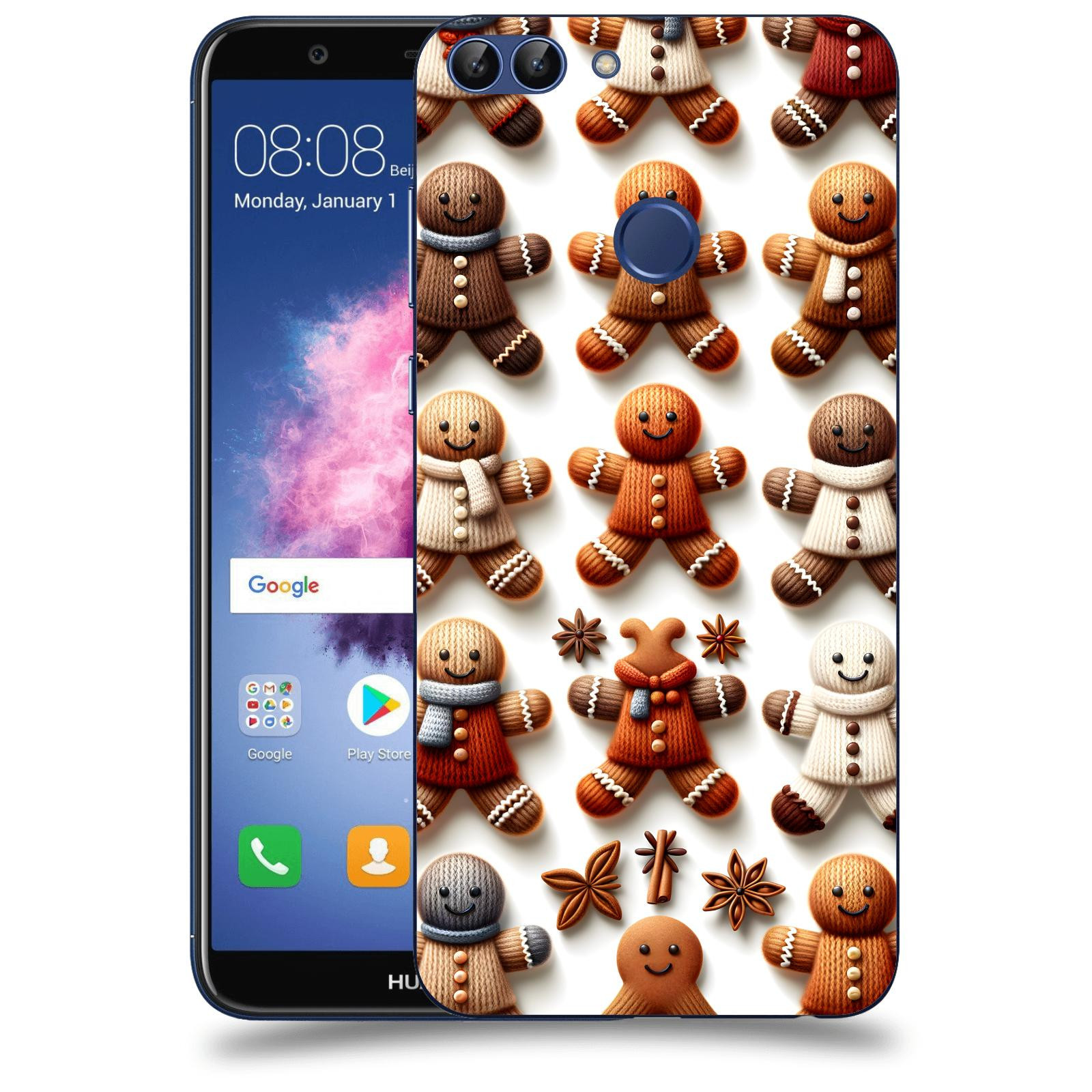 ACOVER Kryt na mobil Huawei P Smart - Perníčky 2