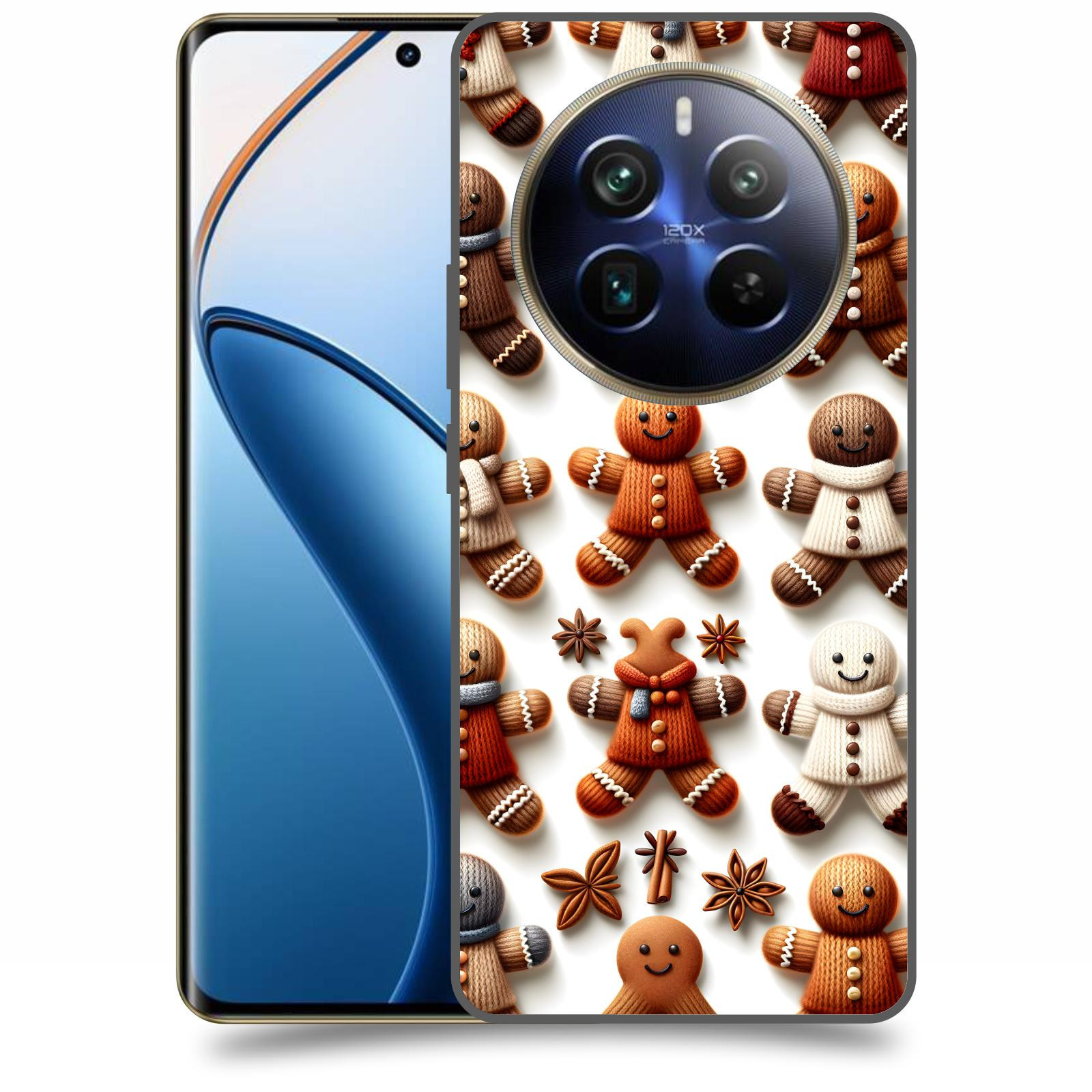 ACOVER Kryt na mobil Realme 12 pro+ 5g - Perníčky 2