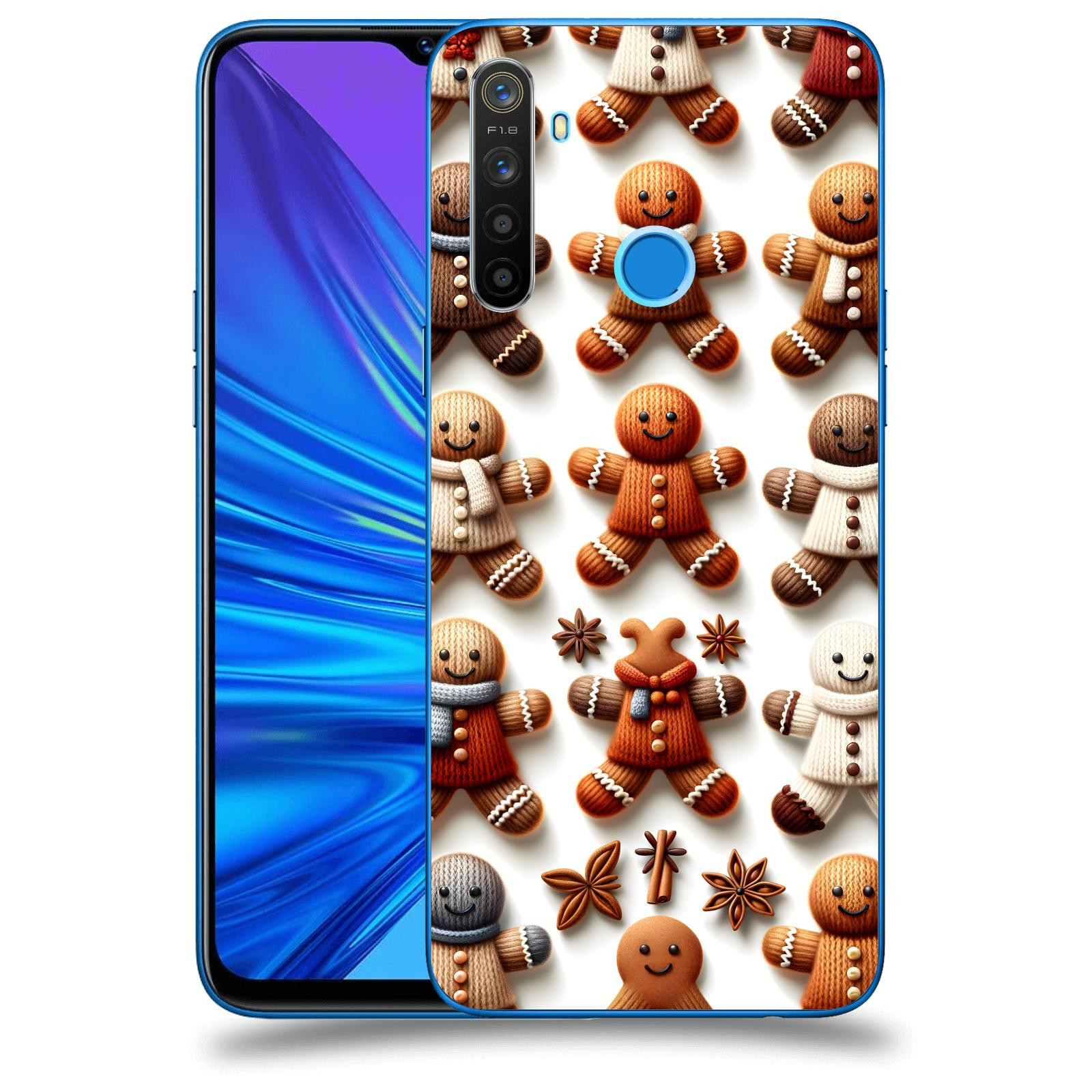 ACOVER Kryt na mobil Realme 5 - Perníčky 2
