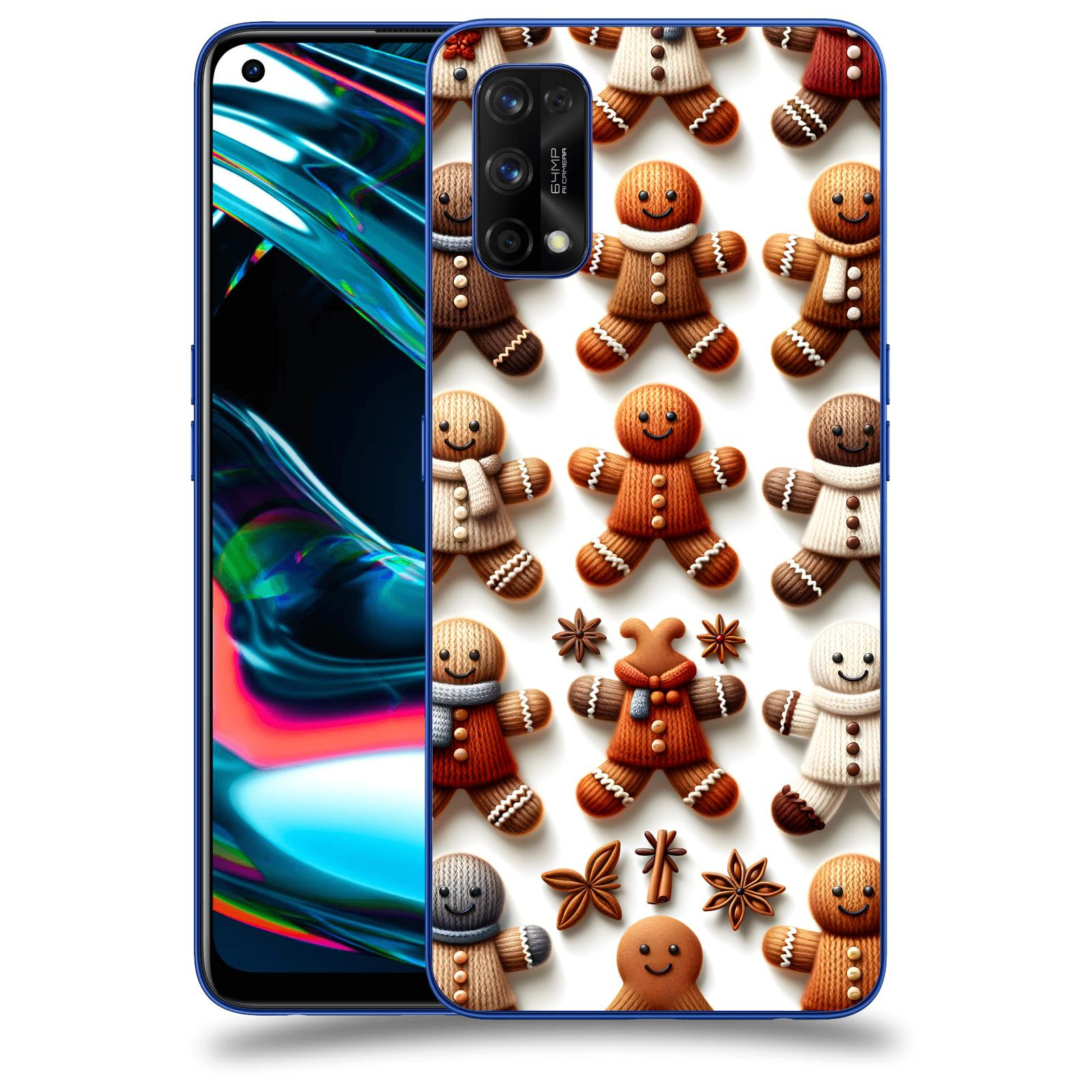 ACOVER Kryt na mobil Realme 7 Pro - Perníčky 2