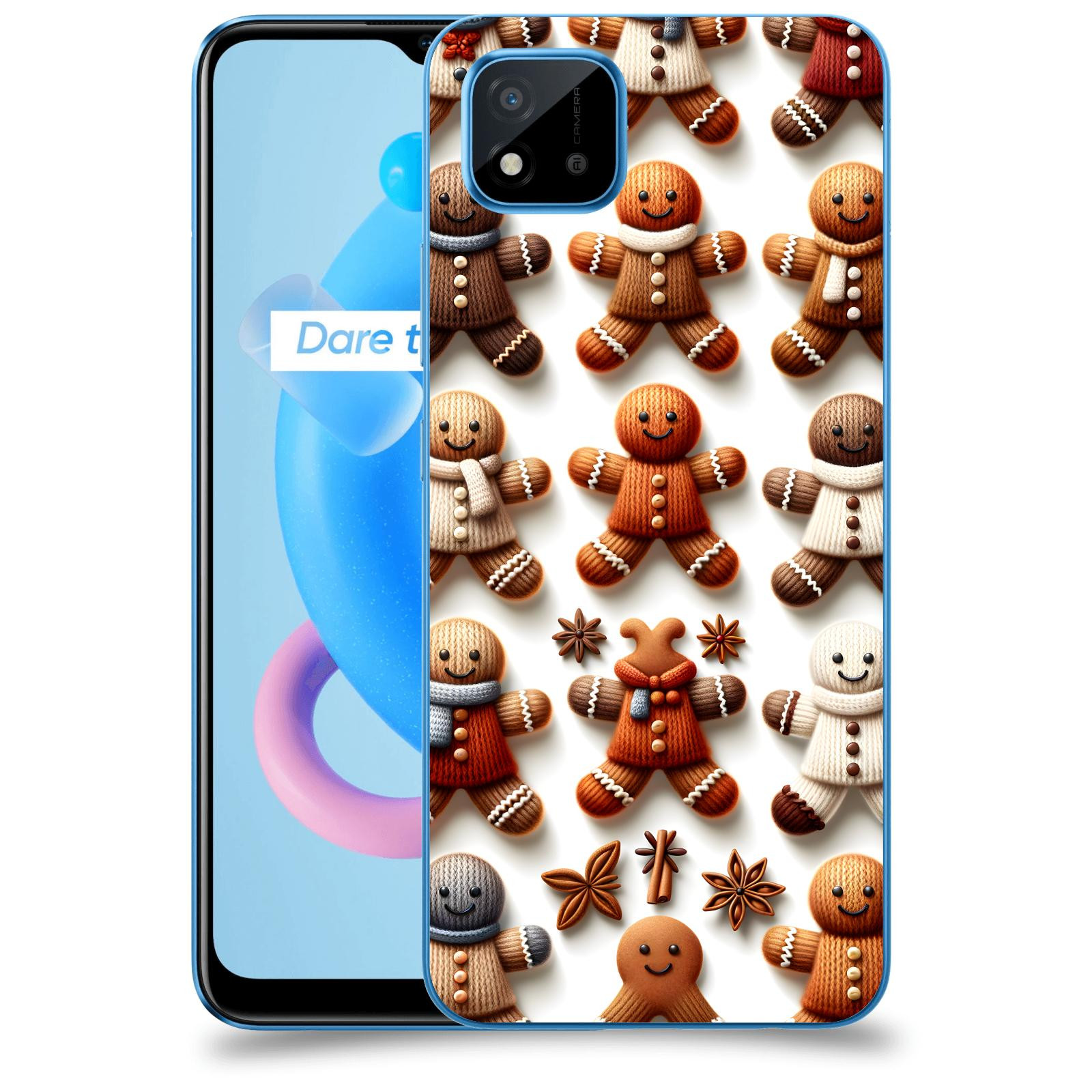 ACOVER Kryt na mobil Realme C11 (2021) - Perníčky 2